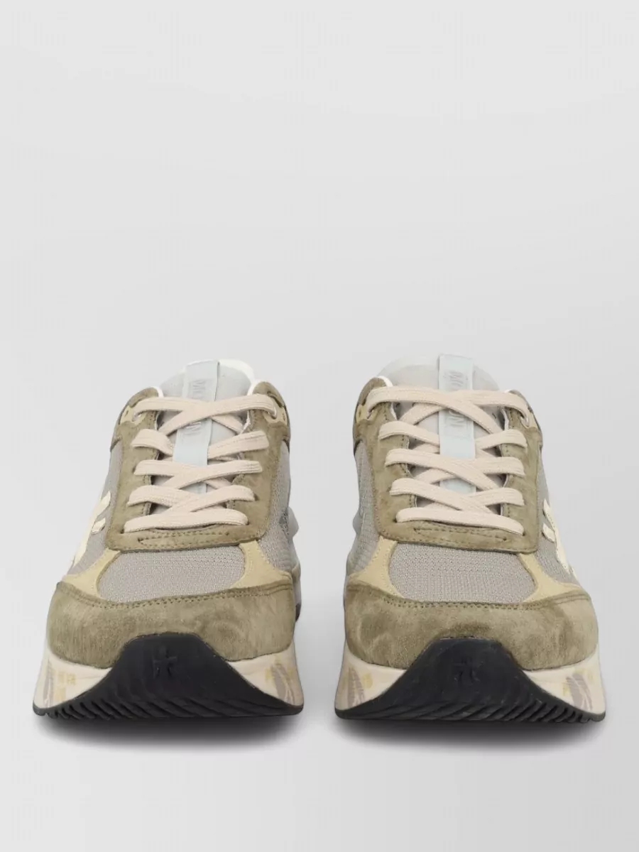 Premiata paneled low-top sneakers