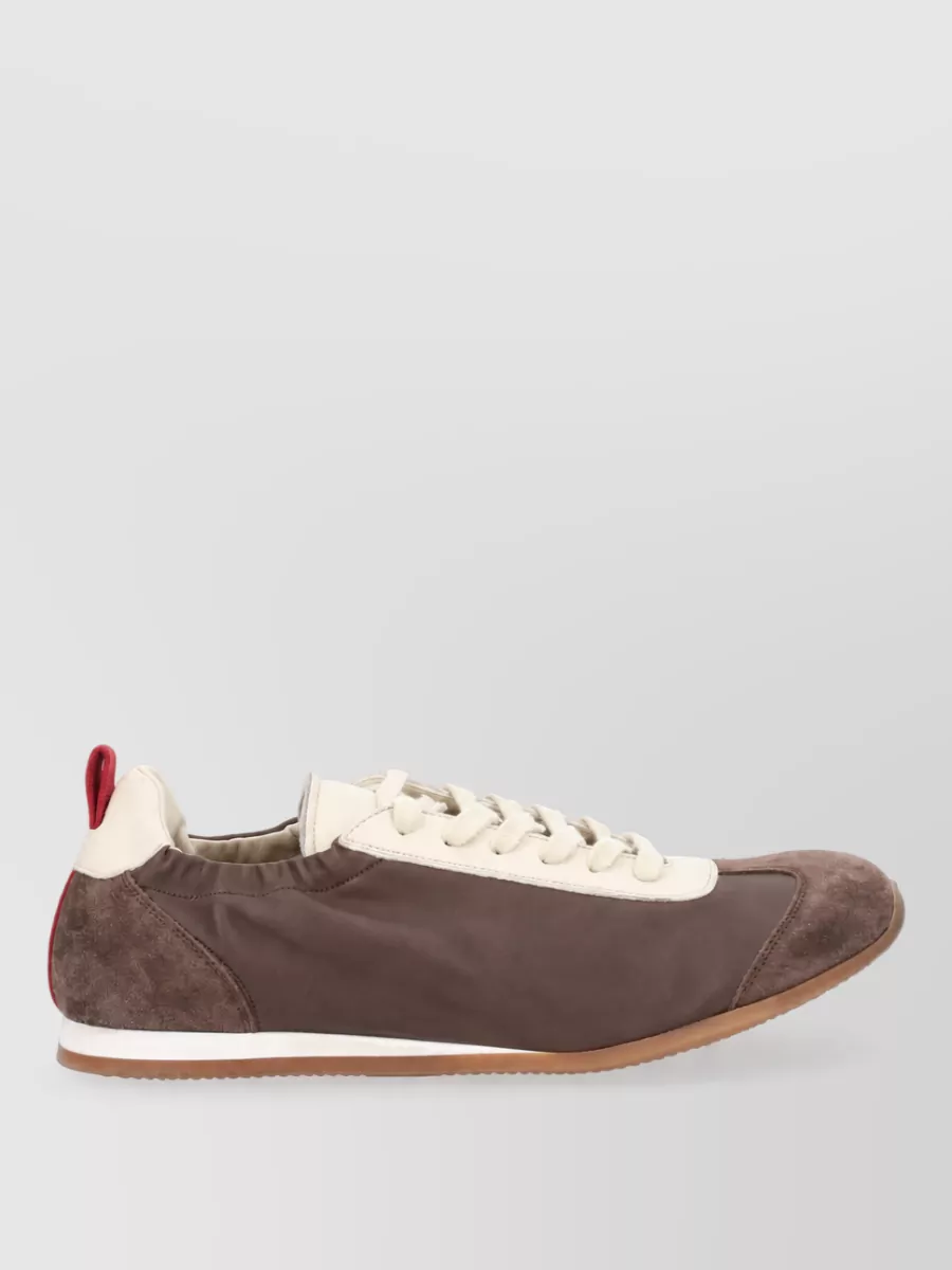 Uma Wang Leather Low-Top Sneakers