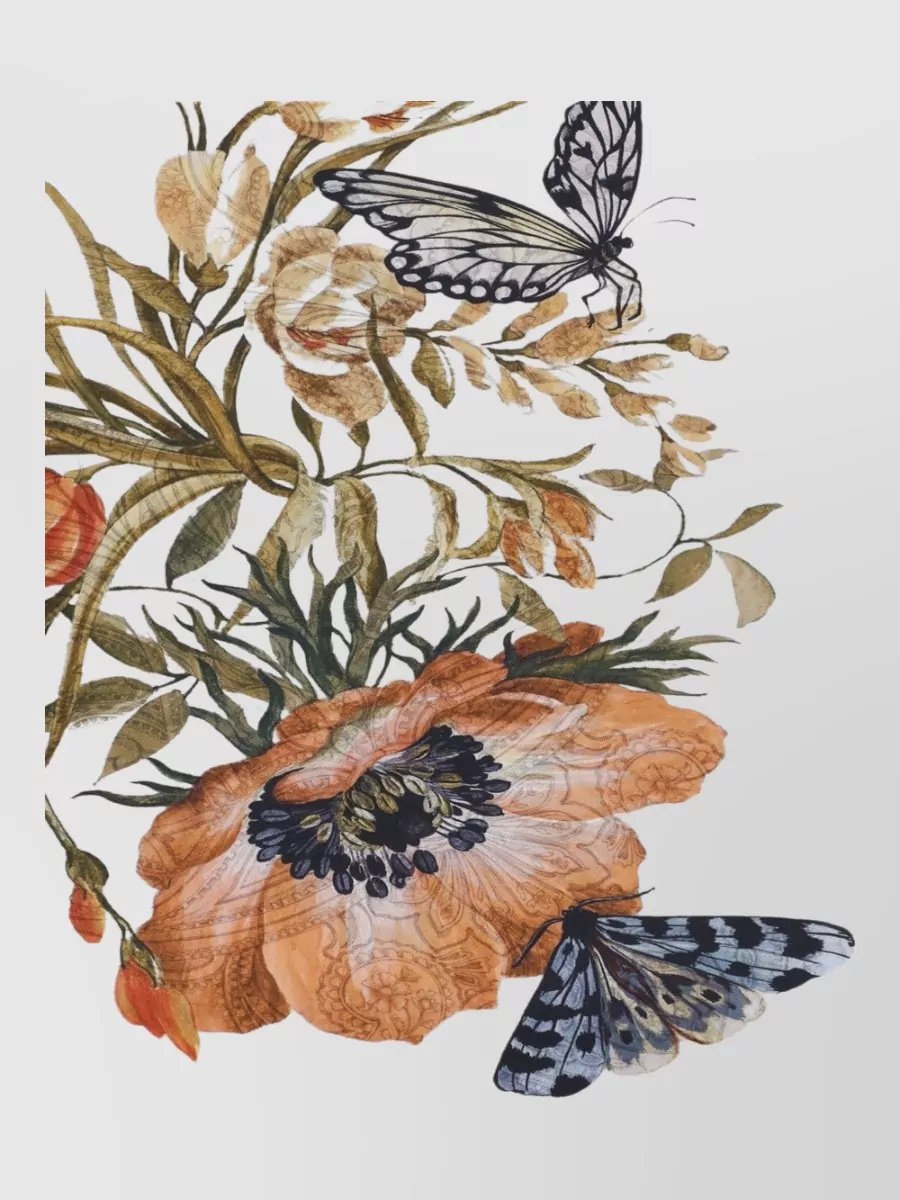 Etro Floral-Print Silk Scarf