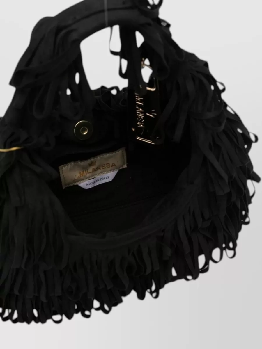 La Milanesa Fringe Shoulder Bag