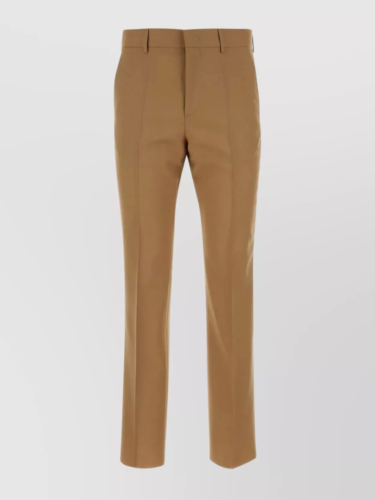 Shop Valentino Refined Wool Blend Trousers