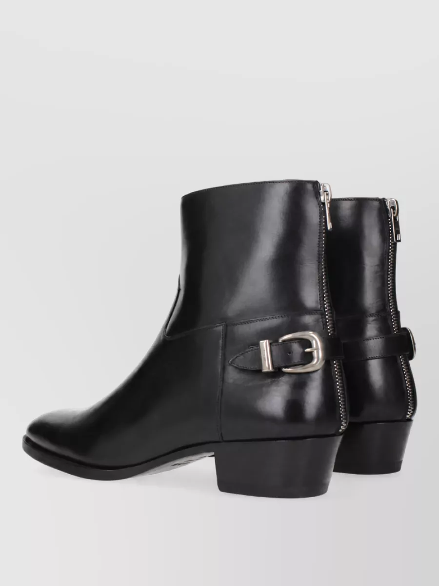 Celine Leather Ankle Boots