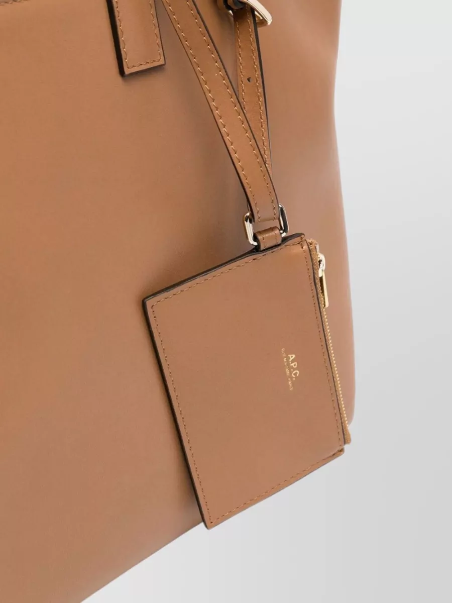 A.p.c. Drummer Leather Shoulder Bag