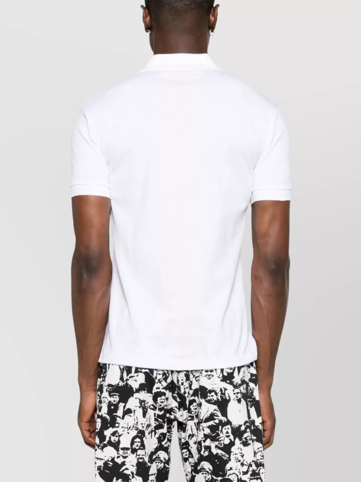 Comme Des Garçons Play Emblem Polo T-Shirt Buttoned Placket