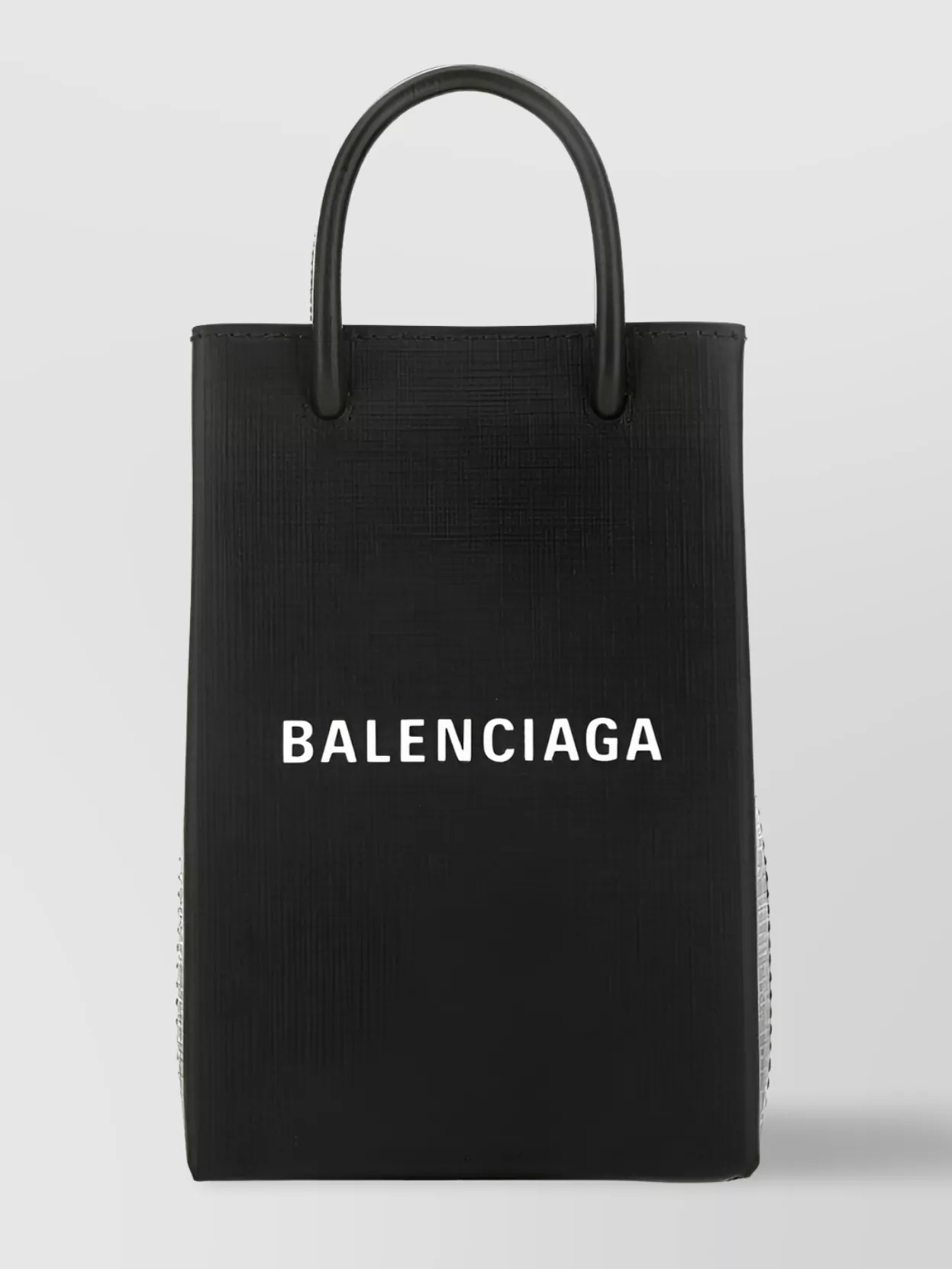 Shop Balenciaga Distinct Silhouette Tote Handles In Black