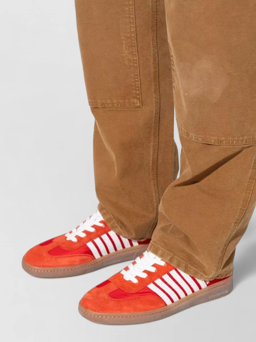 Dsquared2 Leather Low-Top Sneakers
