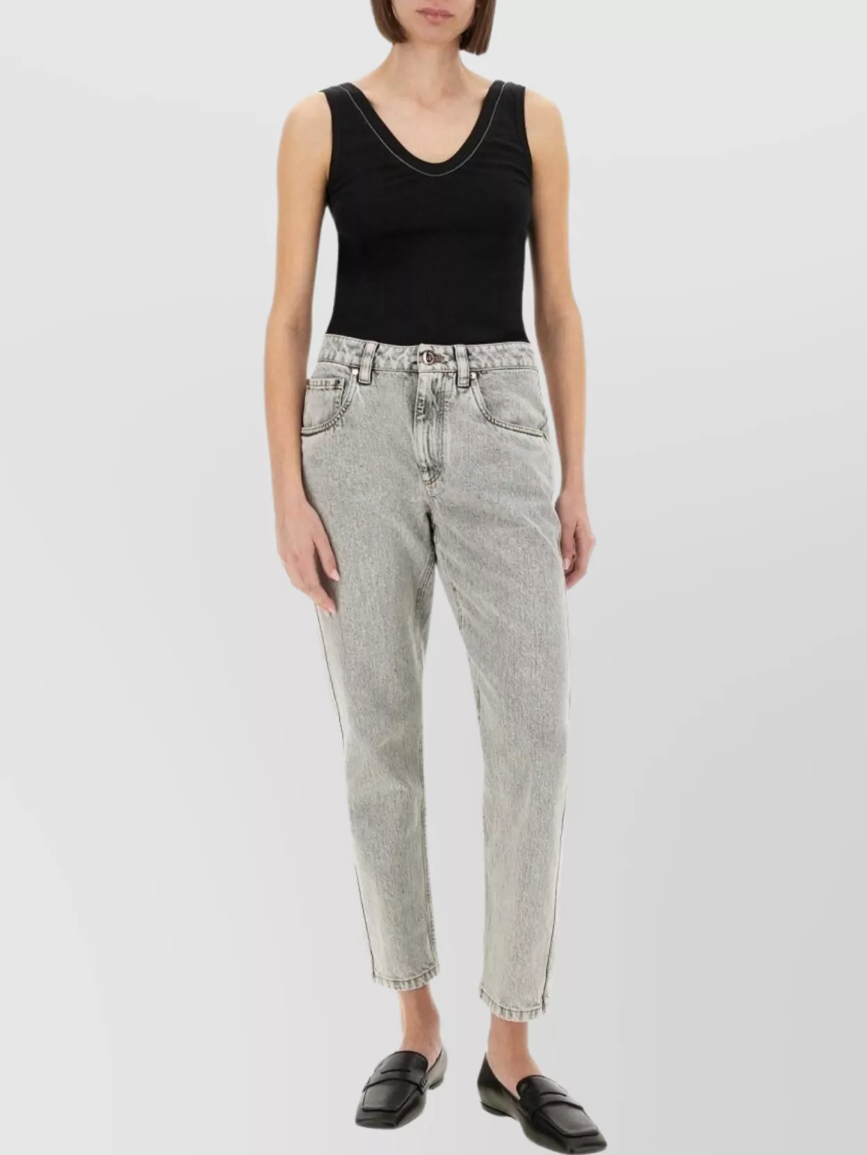 Brunello Cucinelli Tank Top In Cotton
