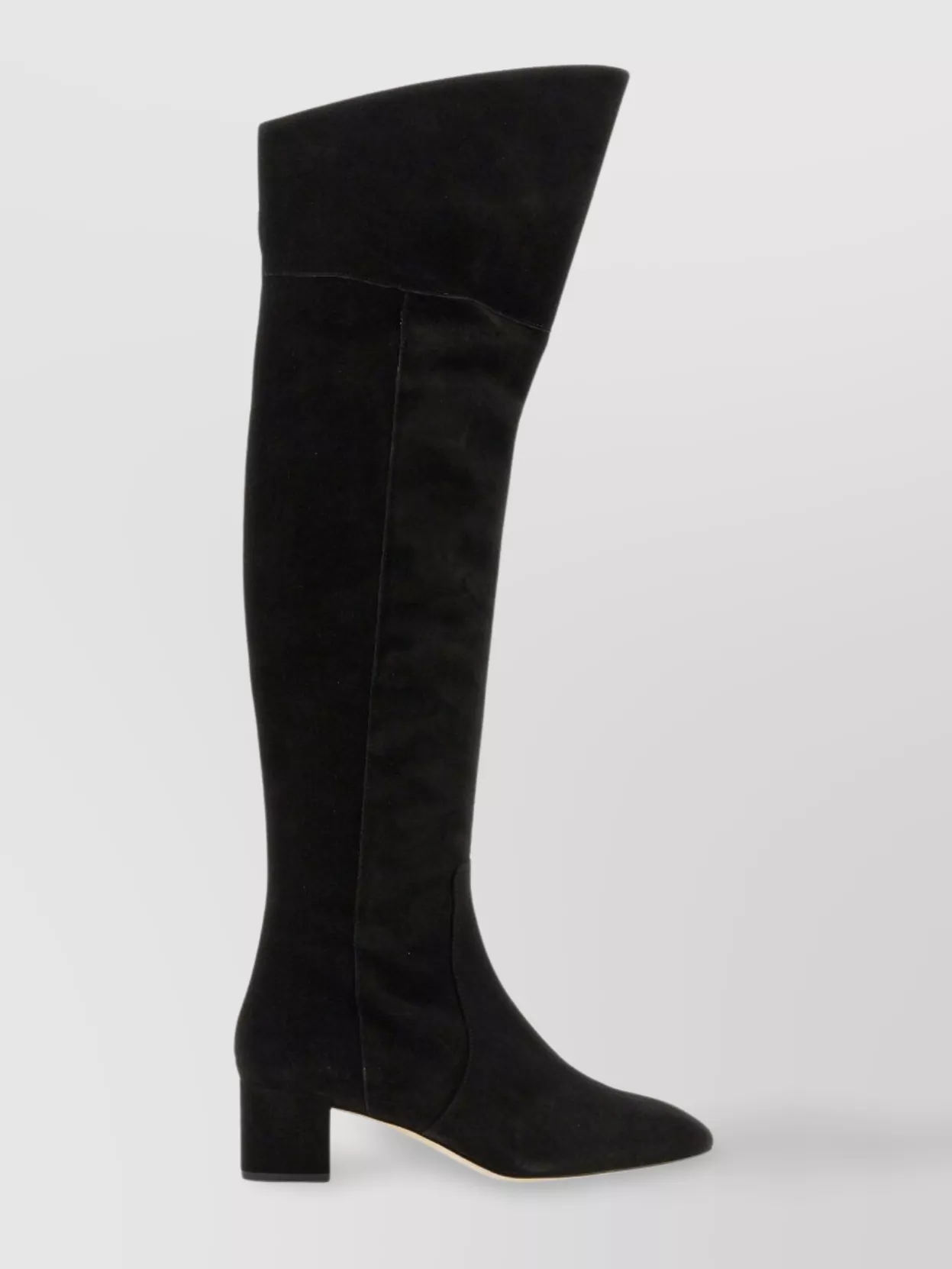 Aeyde Letizia Suede Over-the-knee Block Heel Boots