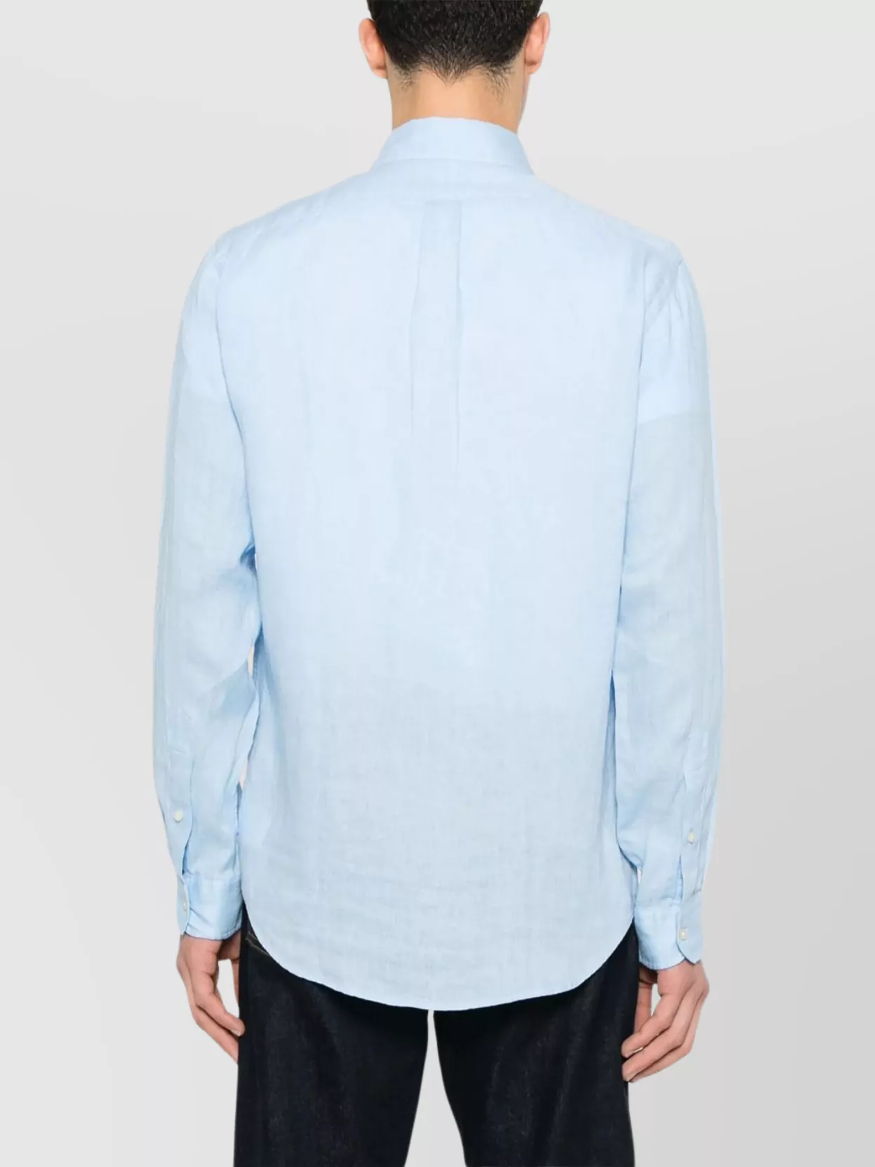 Polo Ralph Lauren Linen Shirt Fitted Button-Down Collar