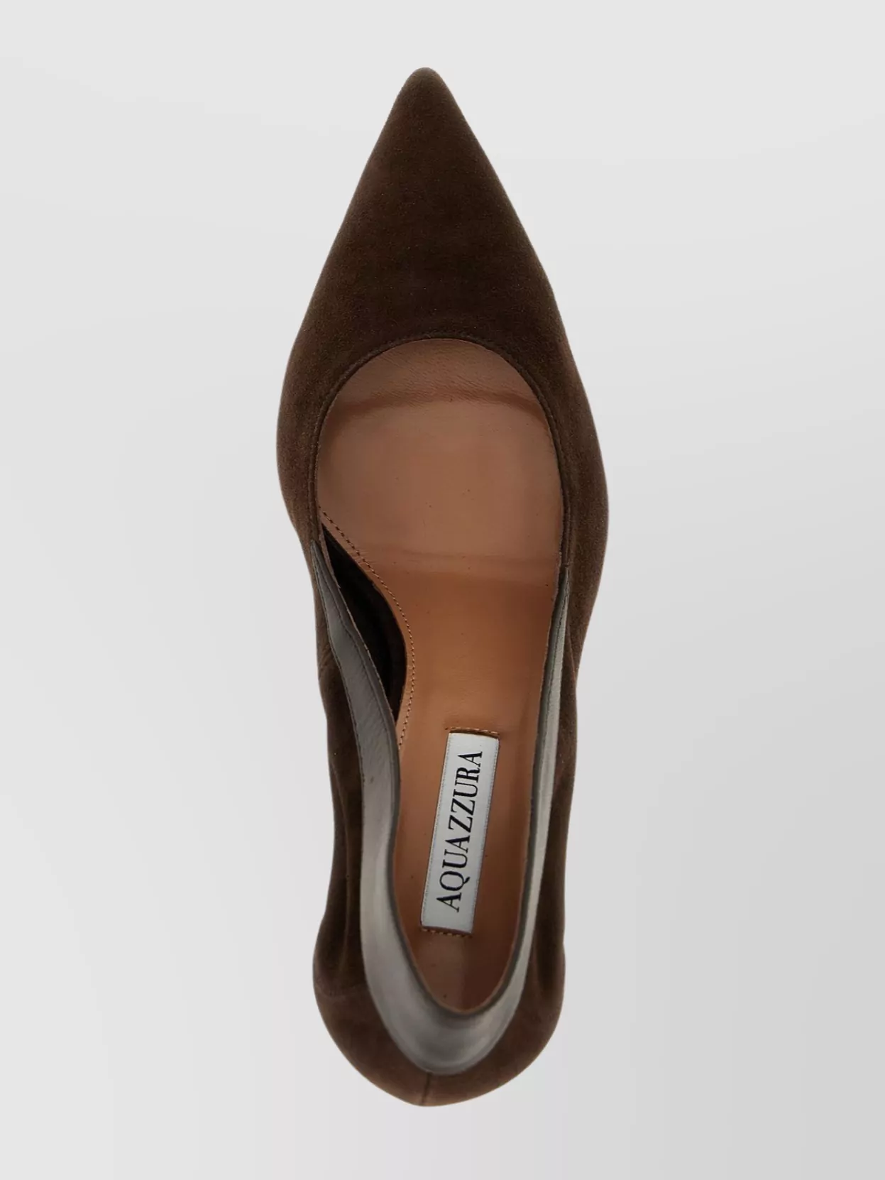 Aquazzura Suede Stiletto Pumps Contrast Trim