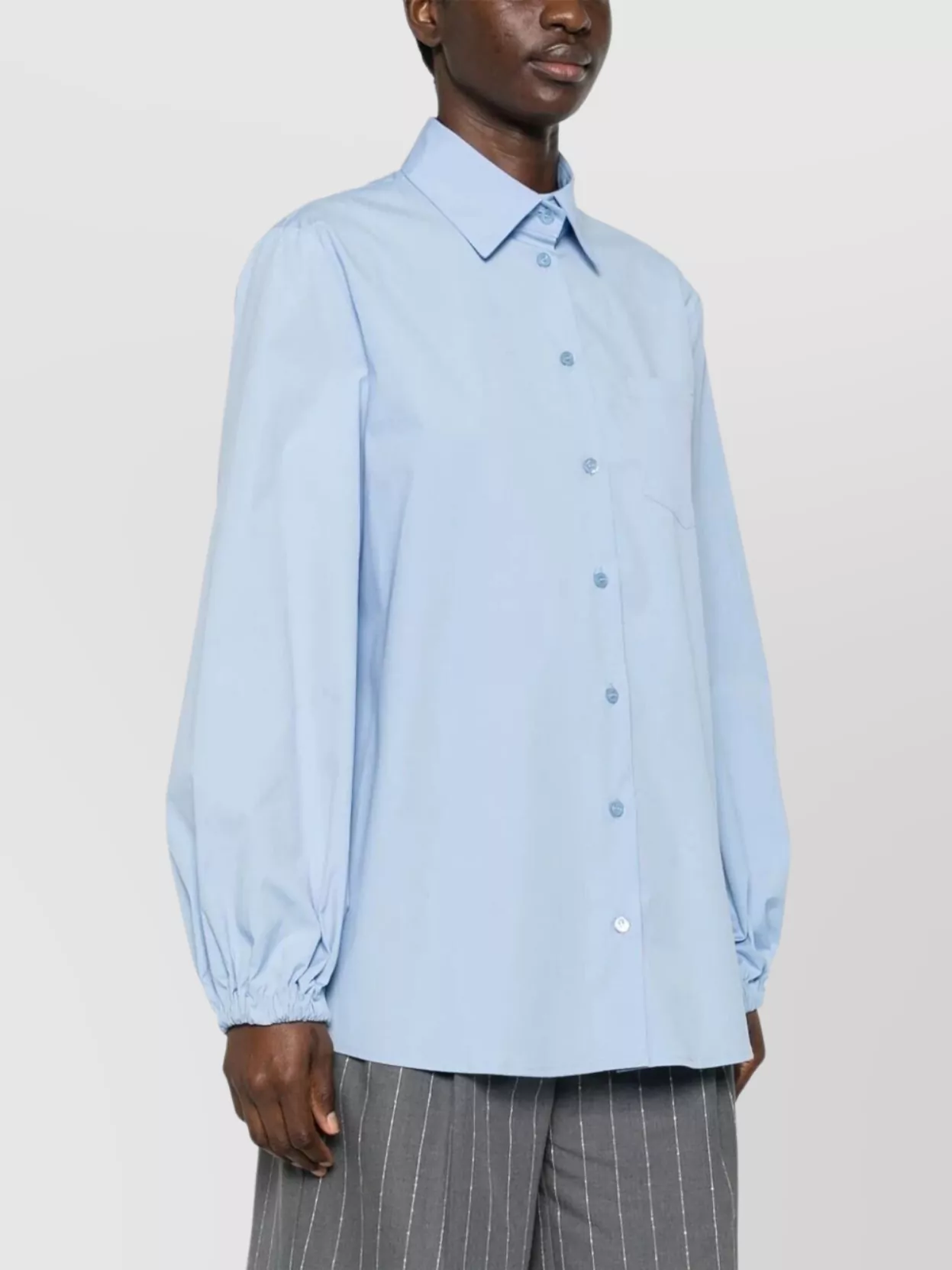 Semicouture Shirt With Chest Pocket And Long Sleeves
