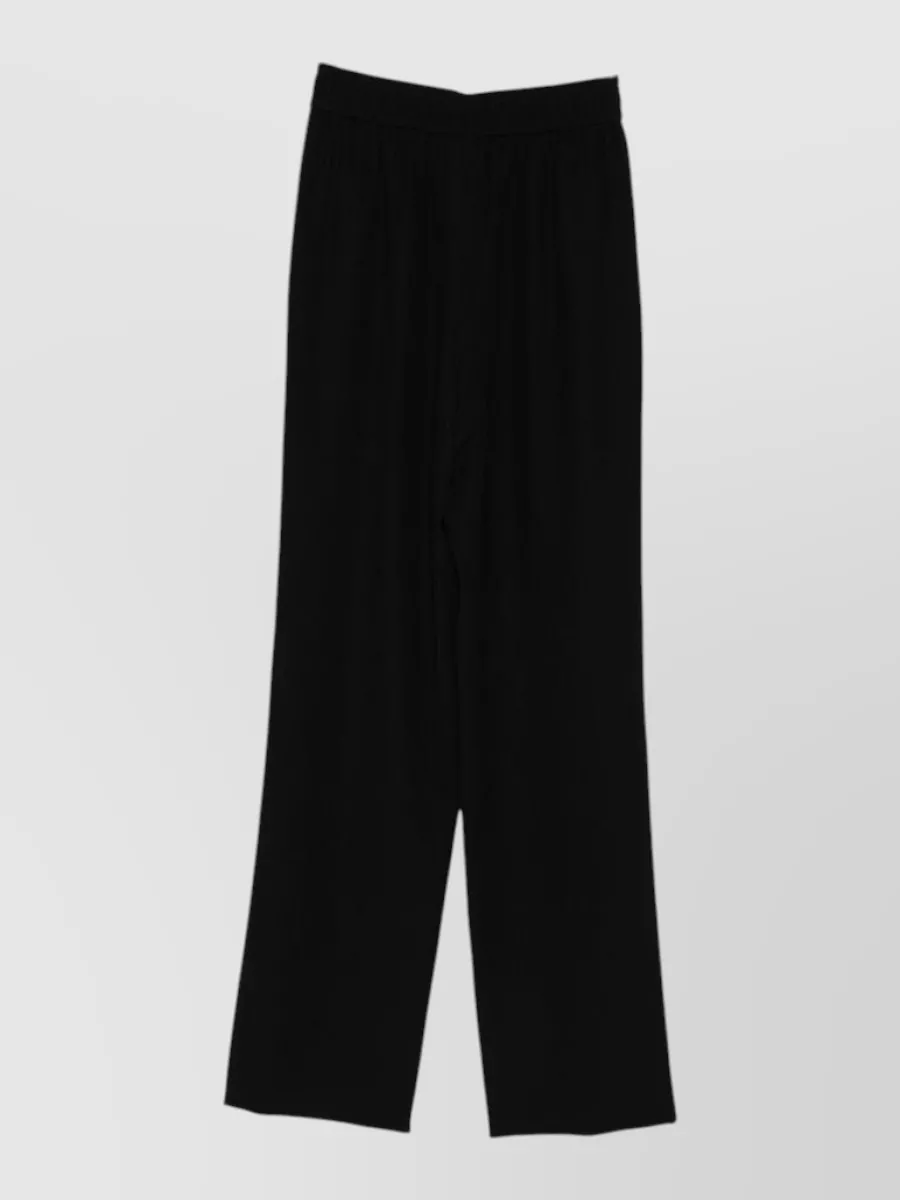 Emporio Armani Pleated Straight-Leg Trousers