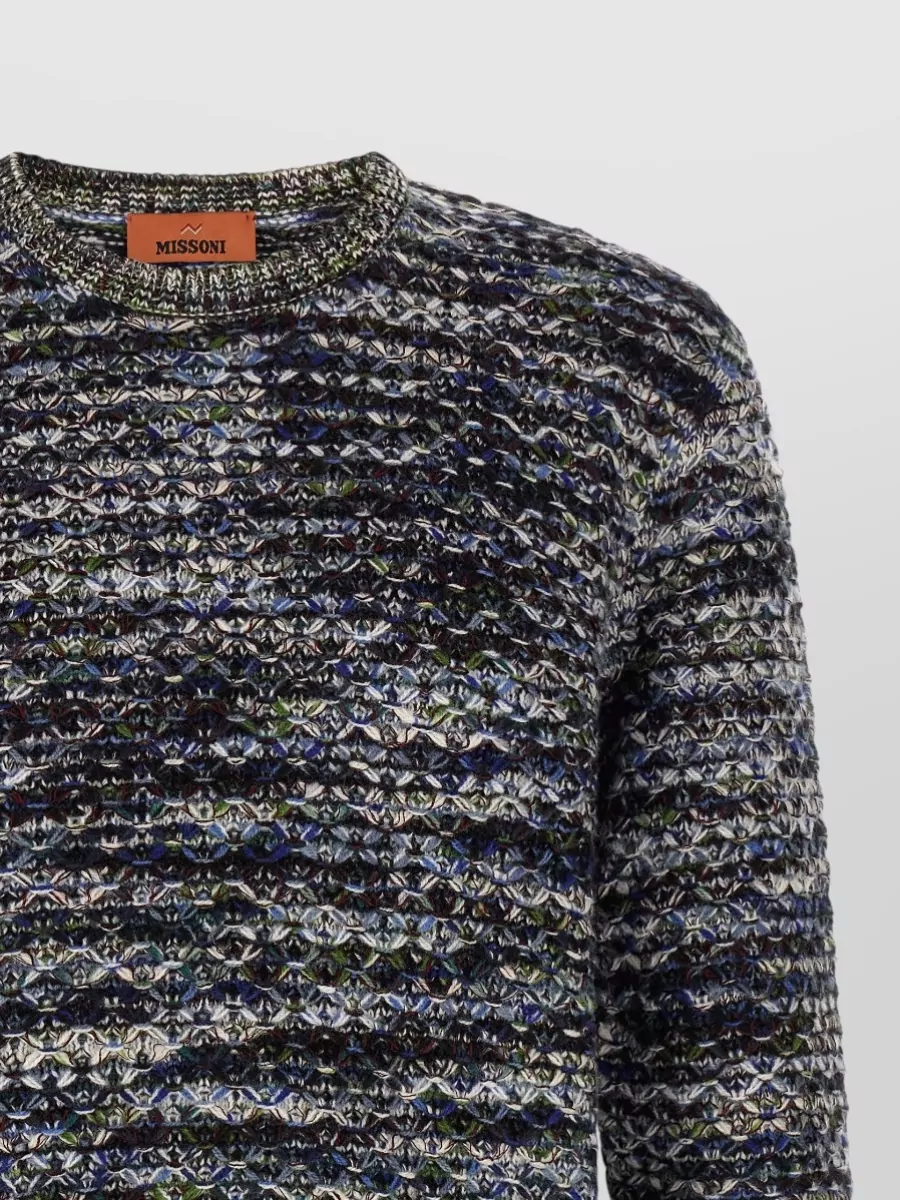 Missoni Wool Ribbed Crew Neck Jumper