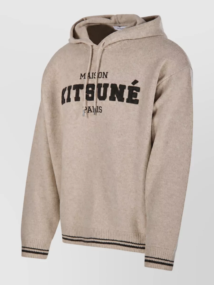 Maison Kitsuné Wool Hoodie Sweatshirt