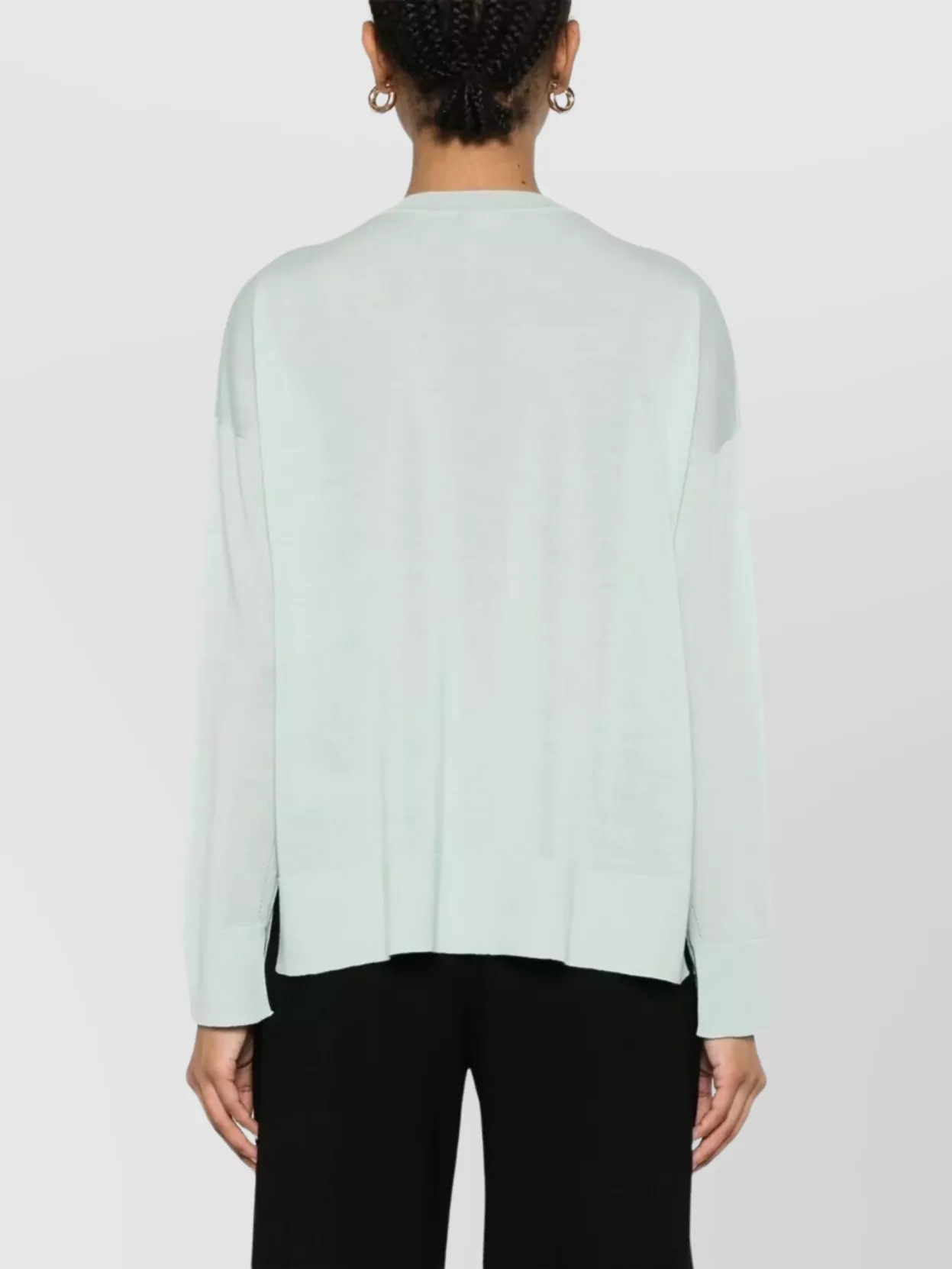 Roberto Collina Loose Fit Merino Wool Crewneck Jumper