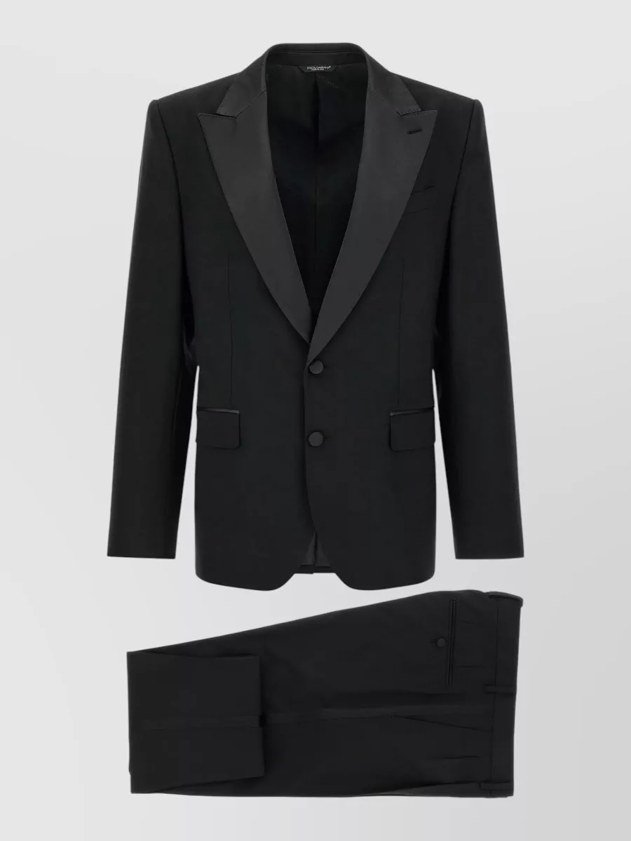 Dolce&Gabbana virgin wool and silk tuxedo suit
