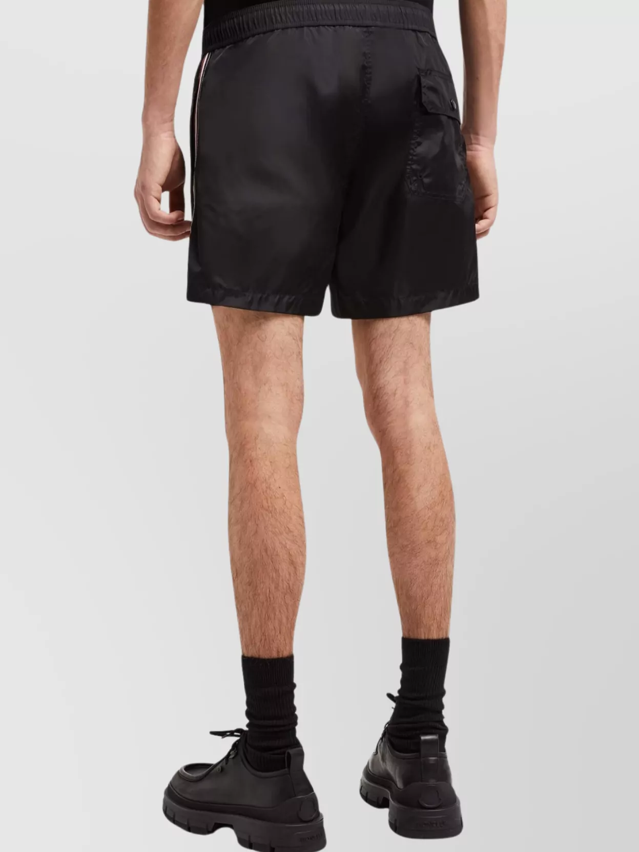 Moncler Tricolor Trim Swim Shorts