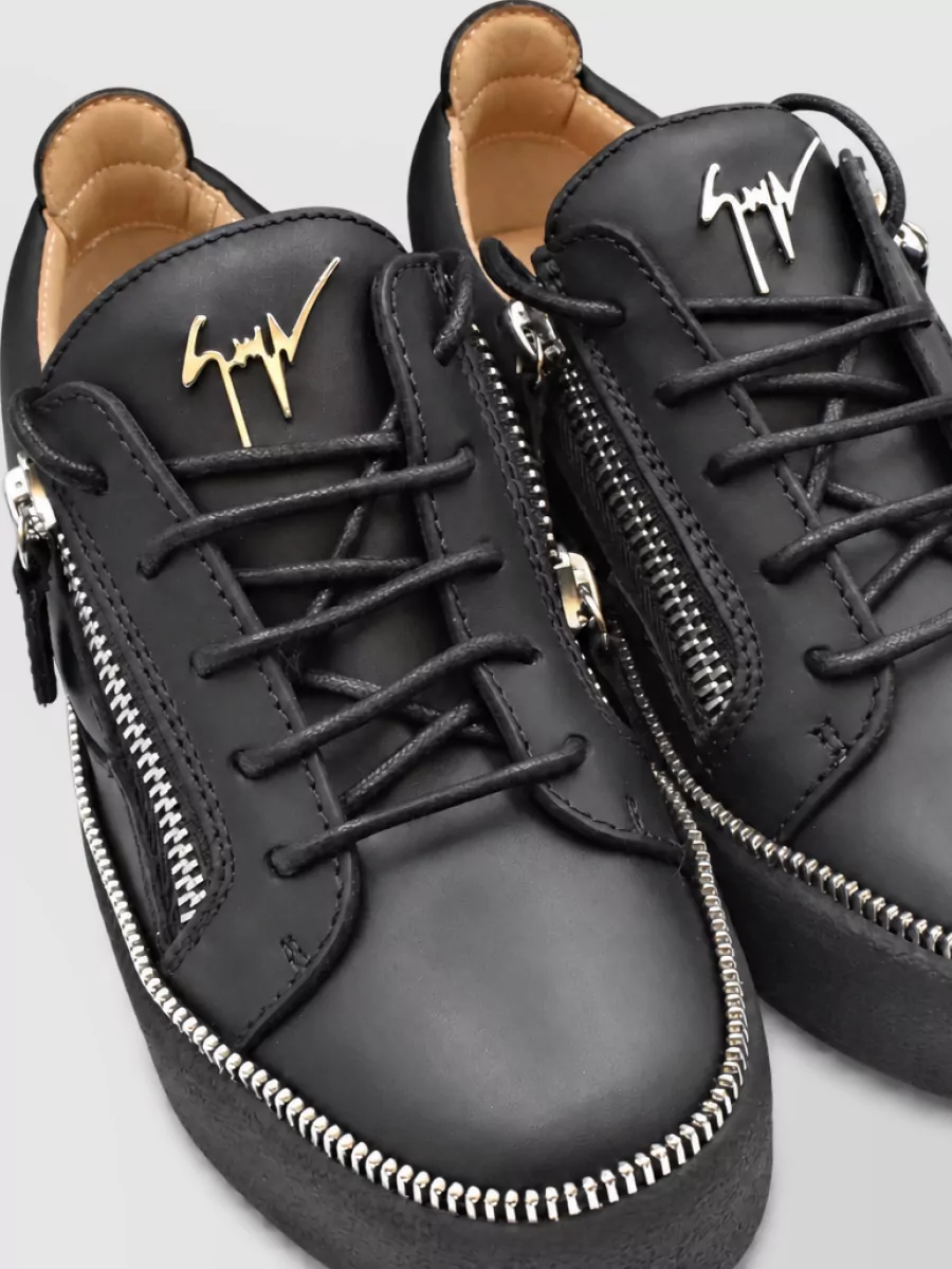 Giuseppe Zanotti Low Top Sneakers Rubber Sole Design