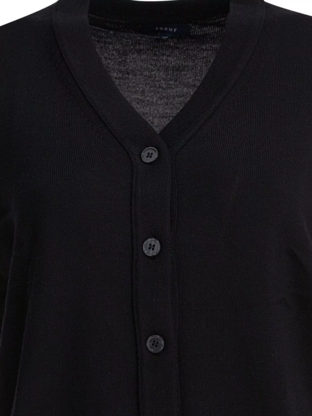 Soeur Chiara Button-up Vest In Black