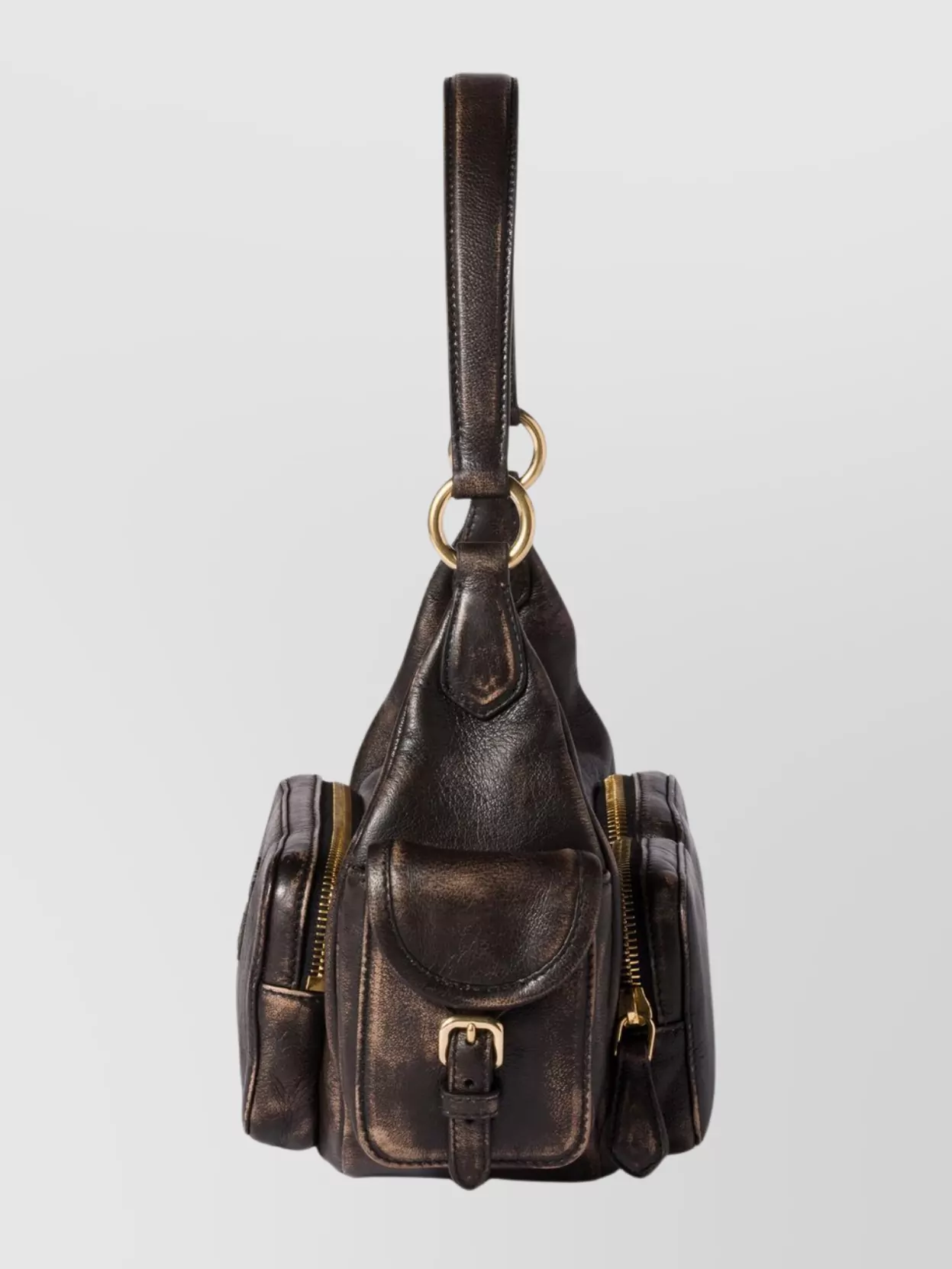 Miu Miu Versatile Shoulder Bag Multiple Pockets