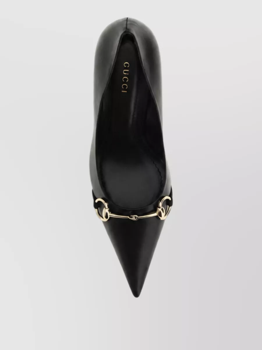 Gucci Leather High Heel Pumps