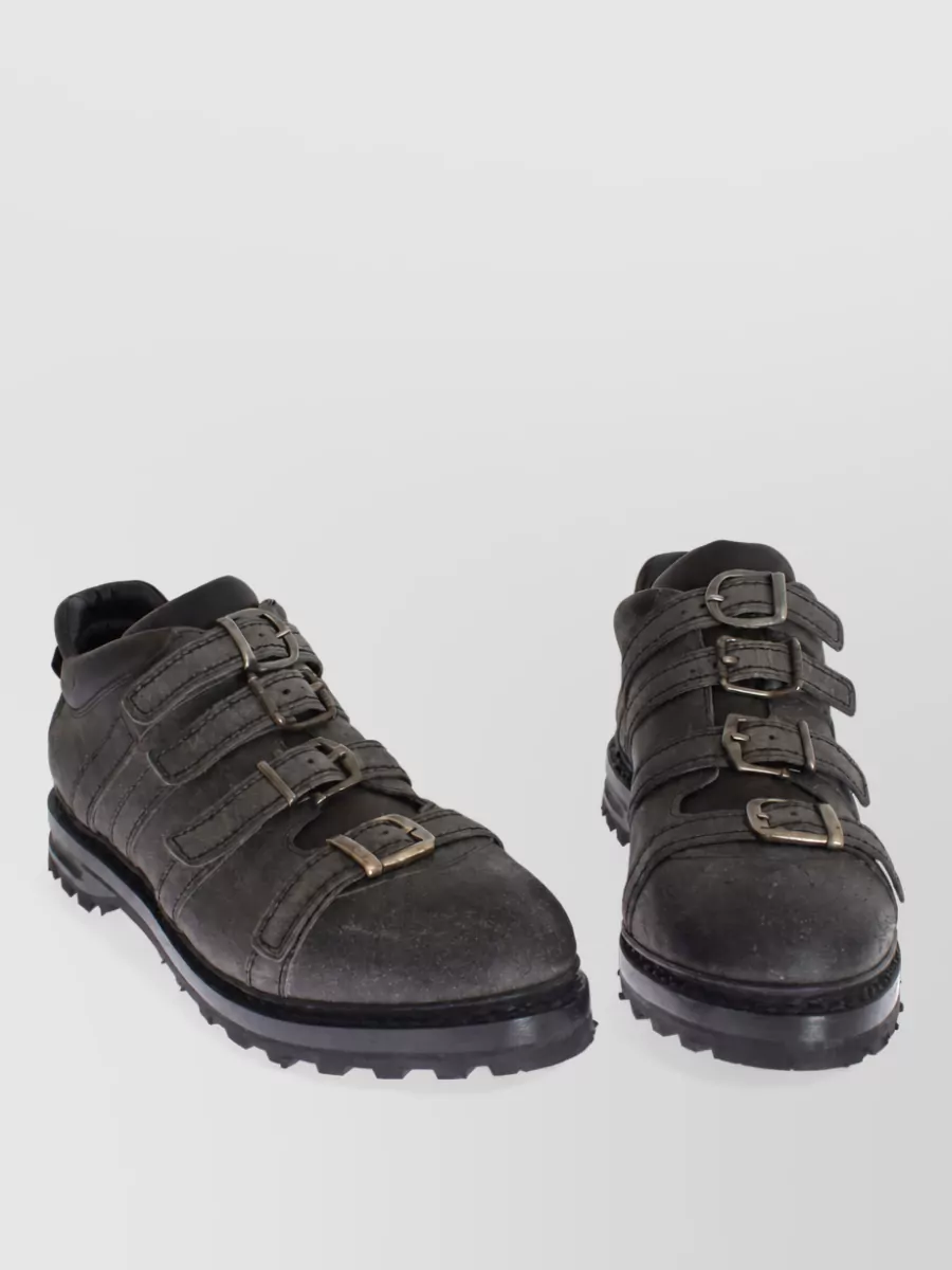 Dolce&Gabbana Leather Monk Shoes