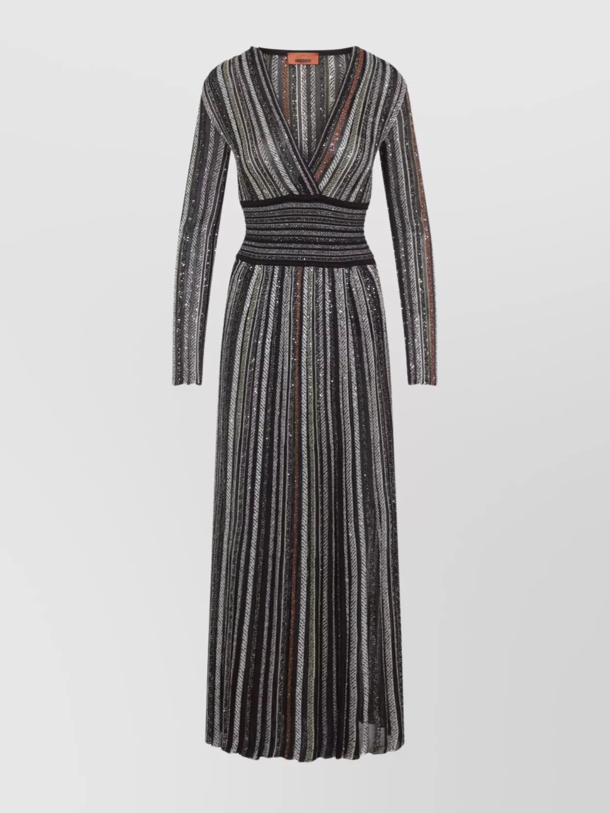 Missoni Long Dress With Sequin Embellishment In Multi