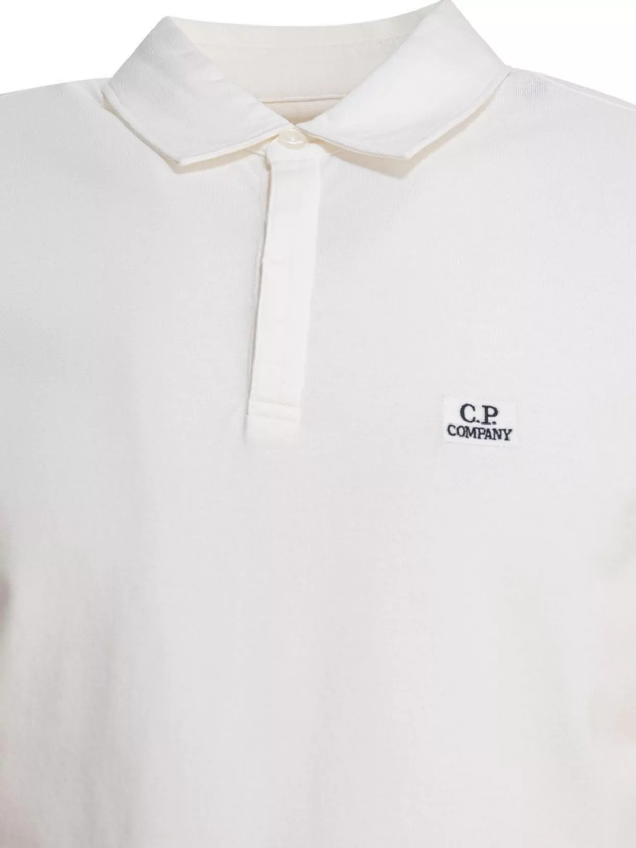 C.p. Company Logo-print Cotton T-shirt In White