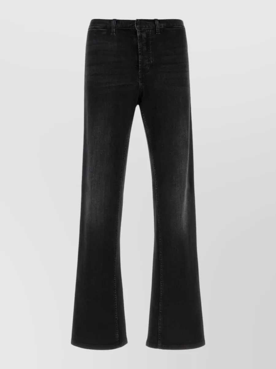 Gucci black slim-fit stretch denim jeans