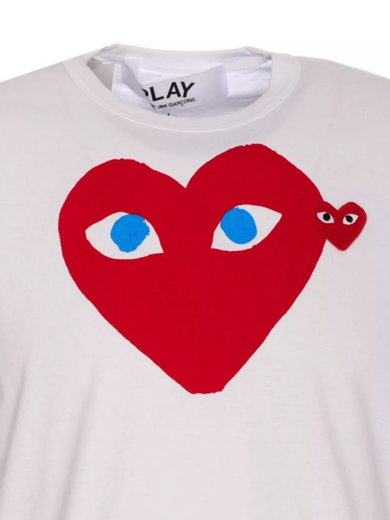 Comme Des Garçons Play Crew Neck Graphic Print Short Sleeves T-Shirt