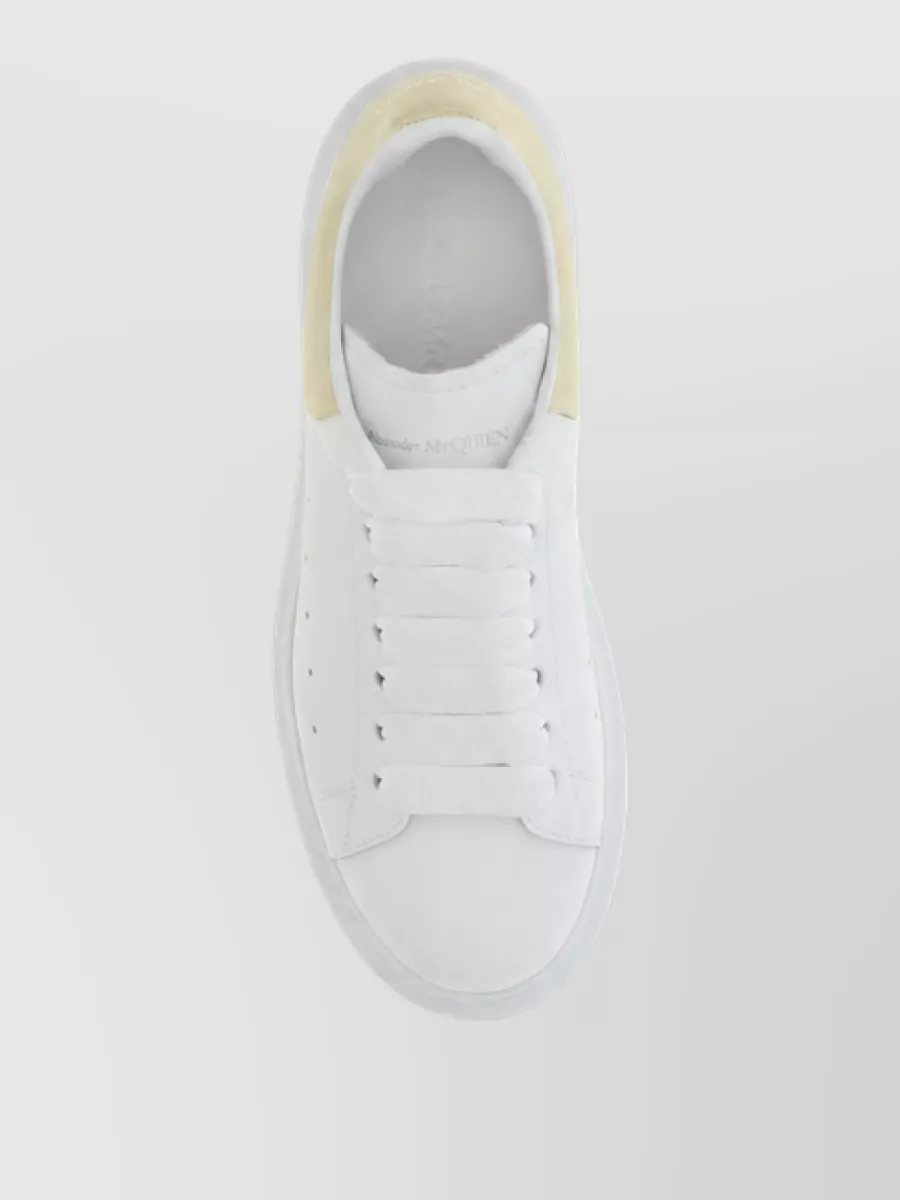 Alexander Mcqueen Leather Chunky Sneakers