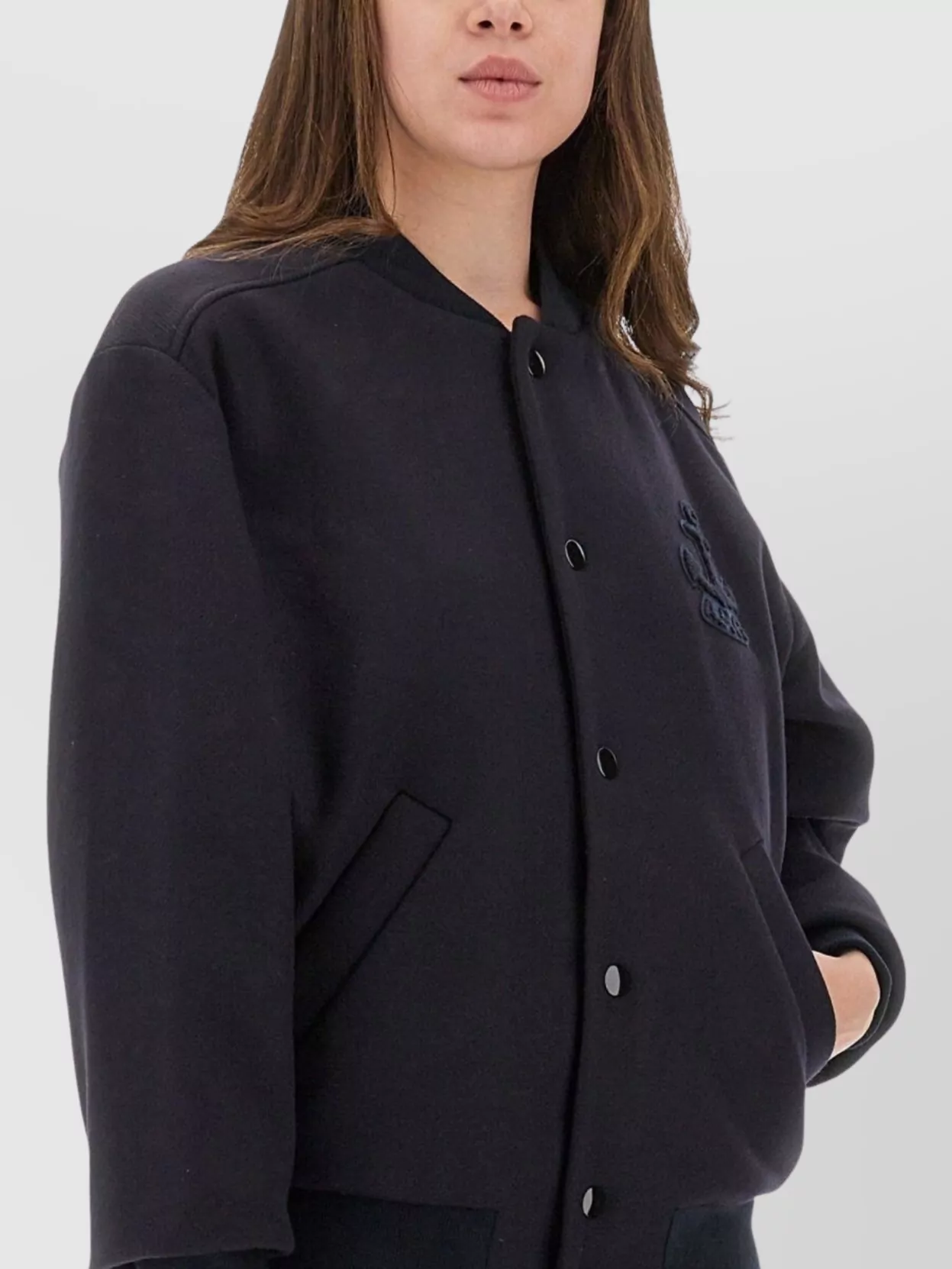 A.p.c. Ribbed Cuffs And Hem Jacket
