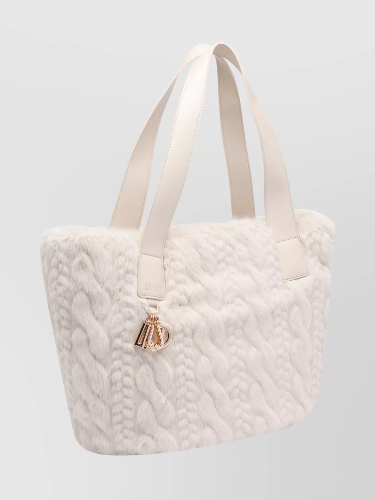 Liu Jo Soft Teddy Tote Bag With Dual Handles