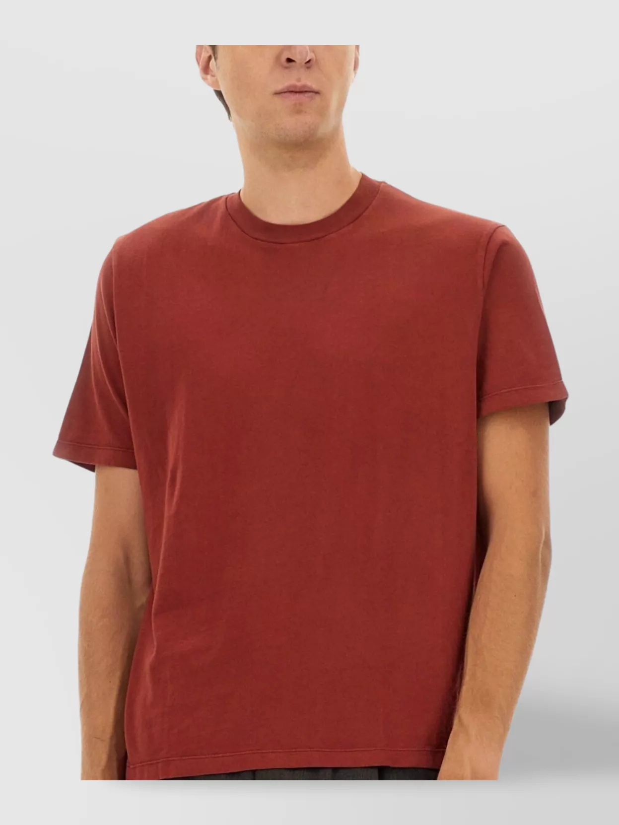 Our Legacy Short Sleeve Crew Neck Basic T-shirt In Red