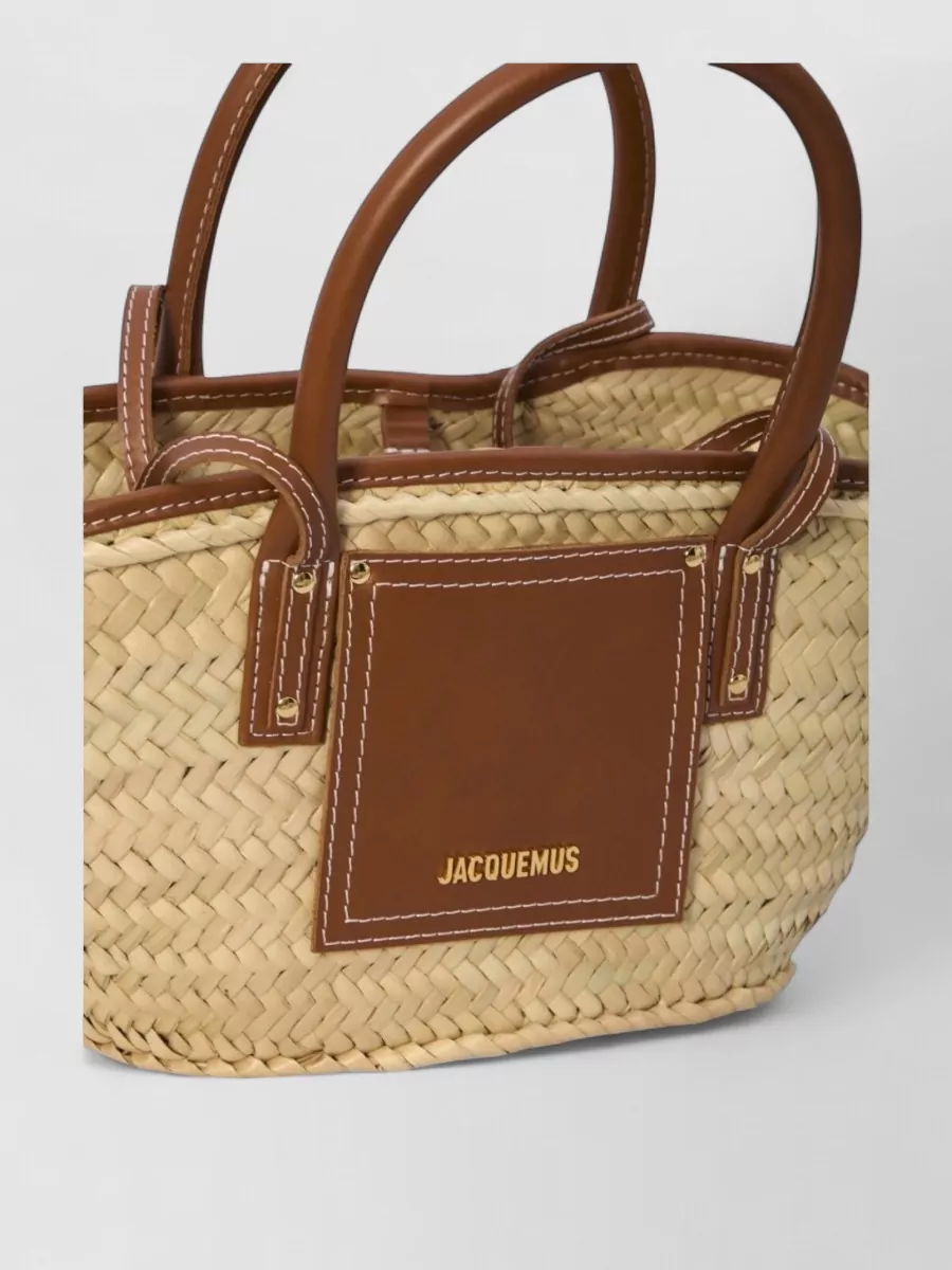 Jacquemus Na Raffia Beach Bag