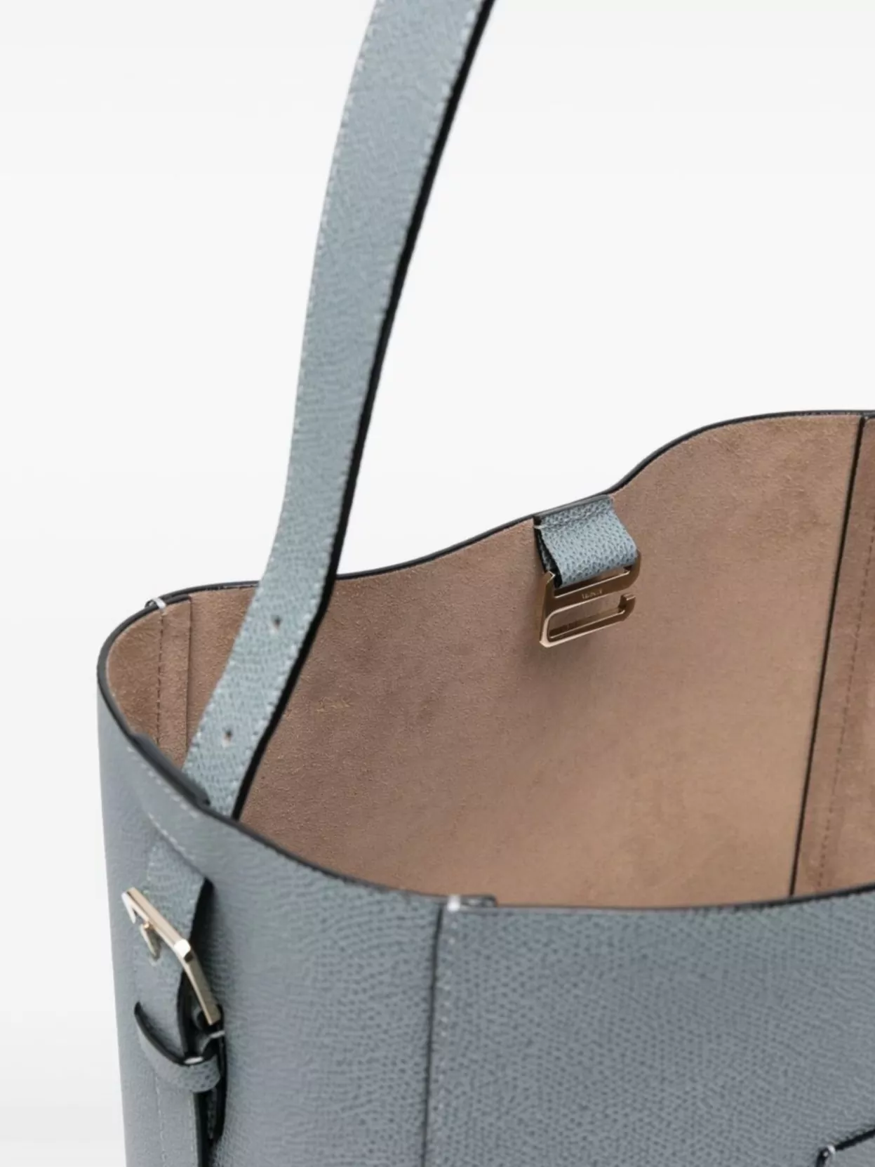 Valextra Bucket Bag With Adjustable Strap And Handle