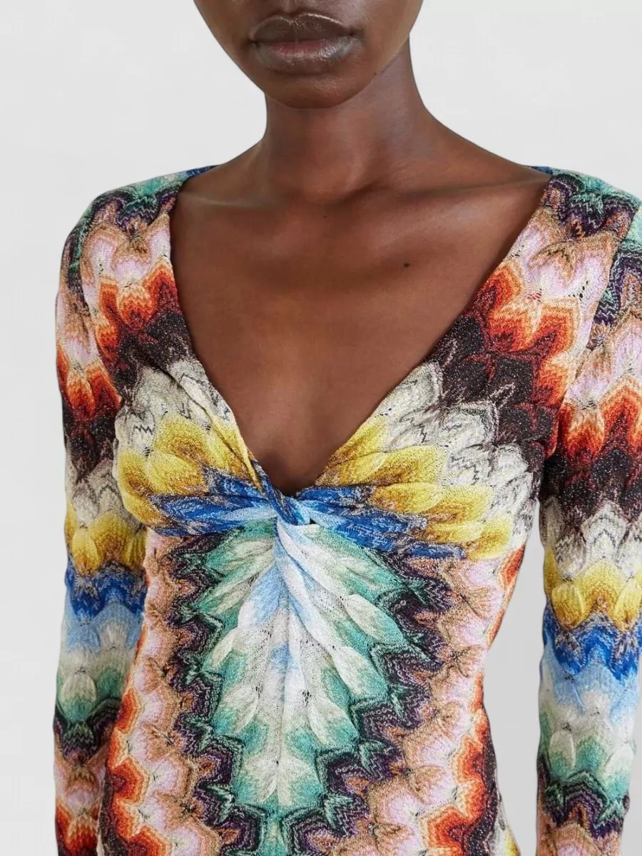 Missoni Metallic Crochet Mini Dress