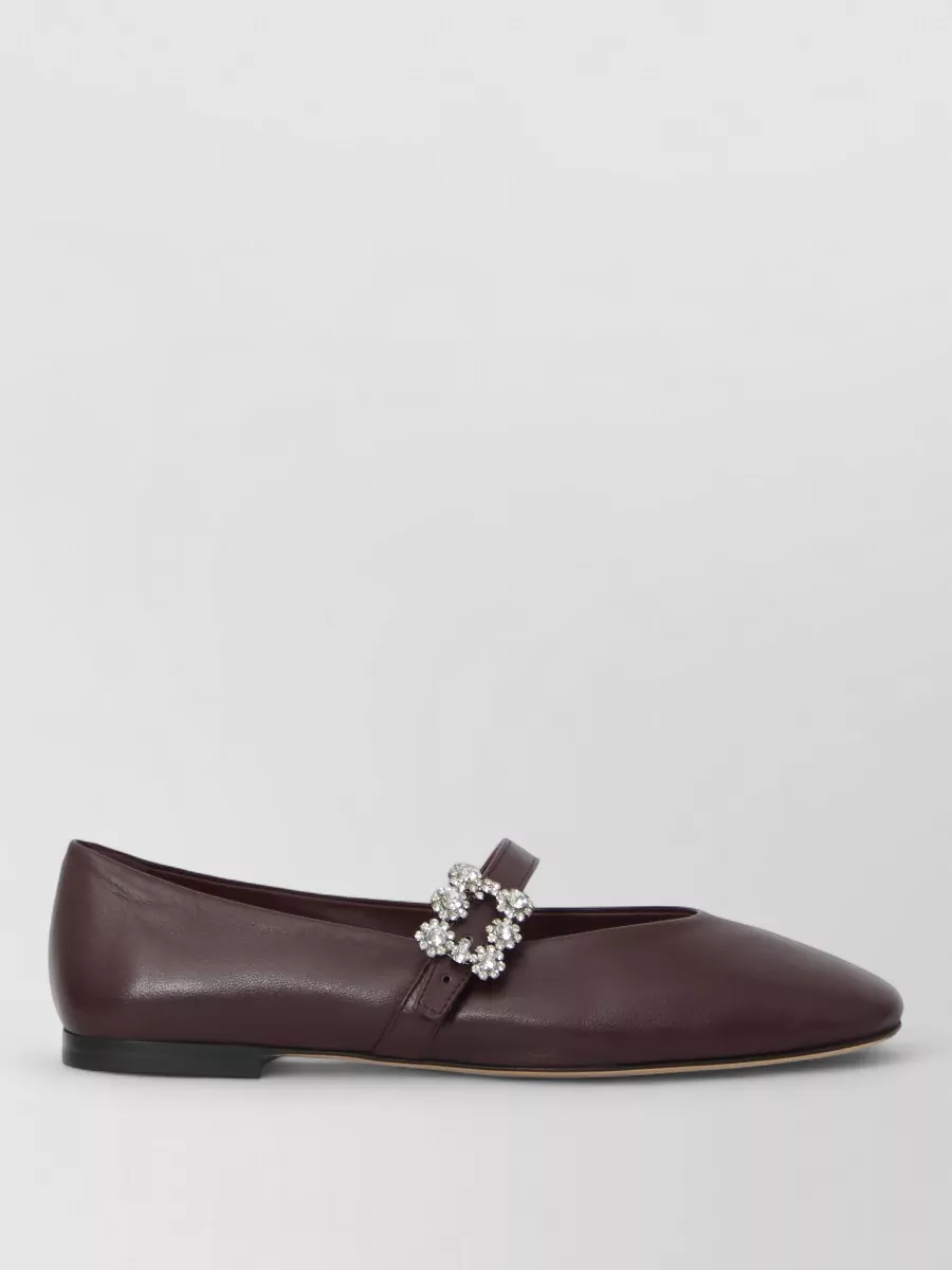 Roger Vivier Leather strap ballerina flats