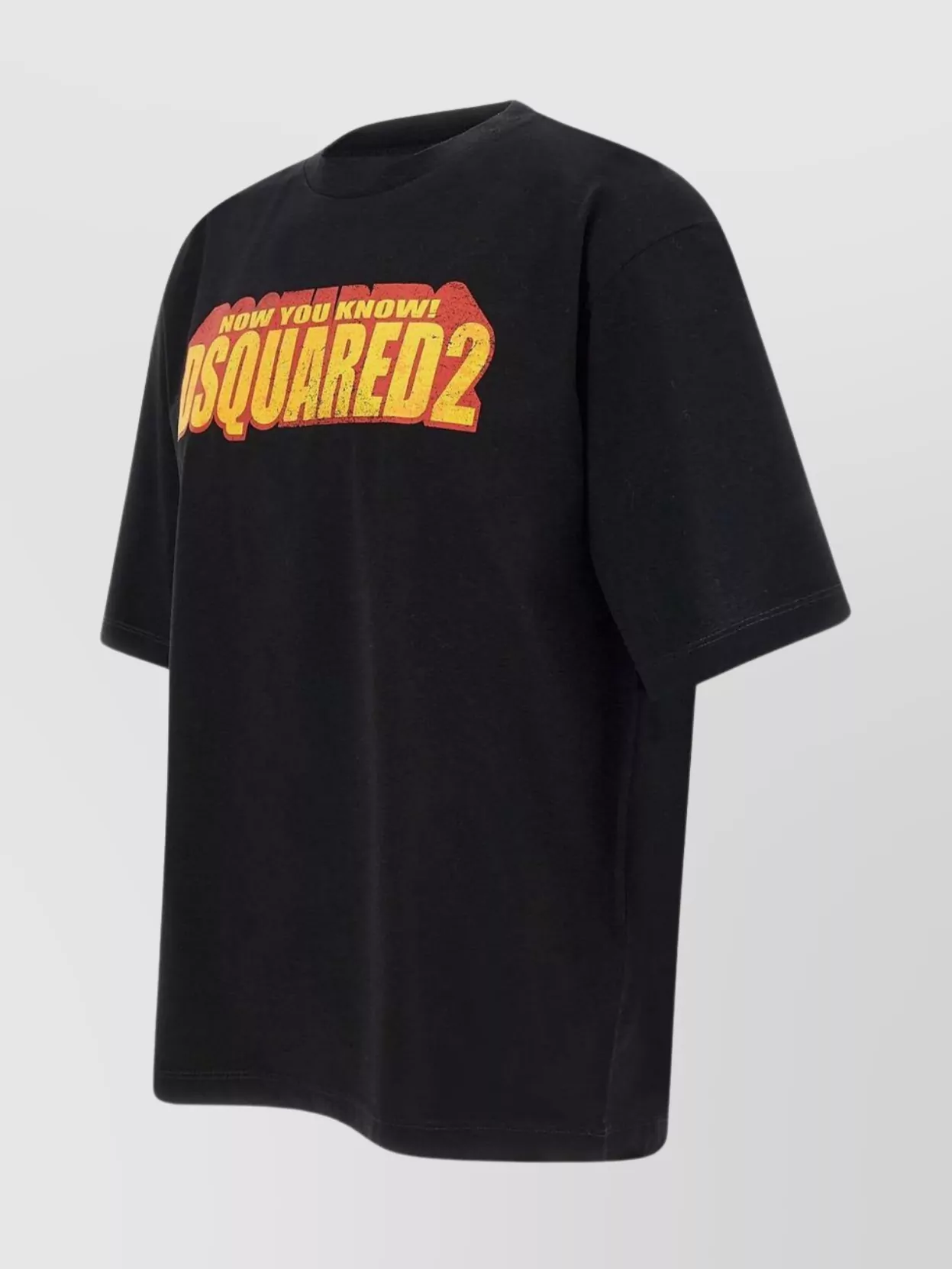 Dsquared2 Black Loose Fit T Shirt With Logo