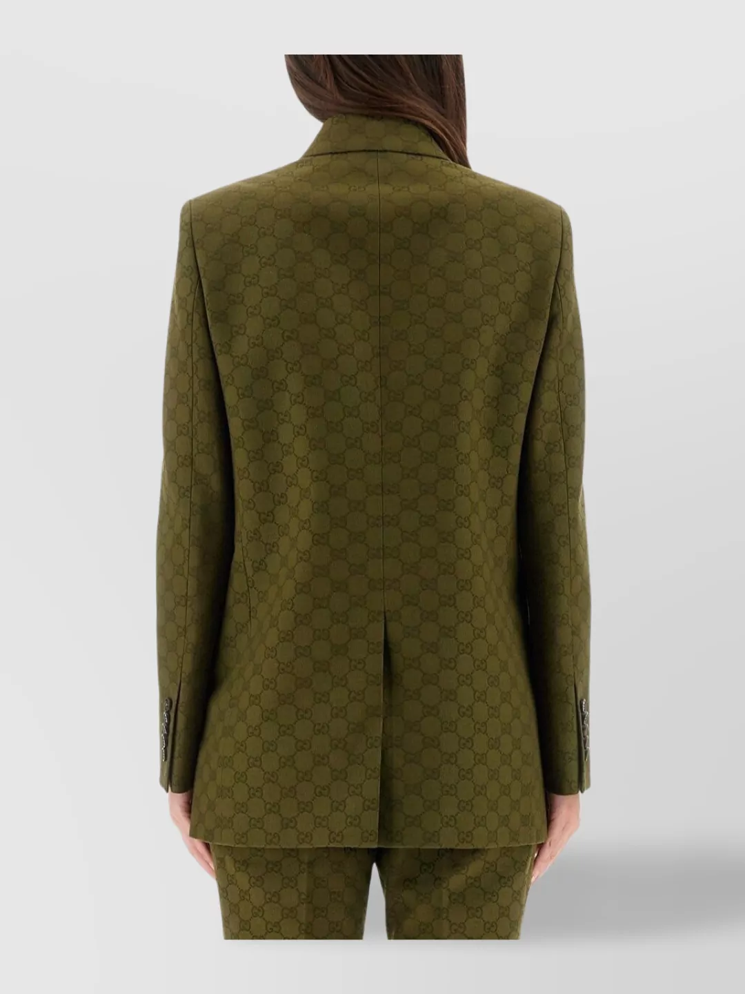 Gucci Double Breasted Jacket Flap Pockets