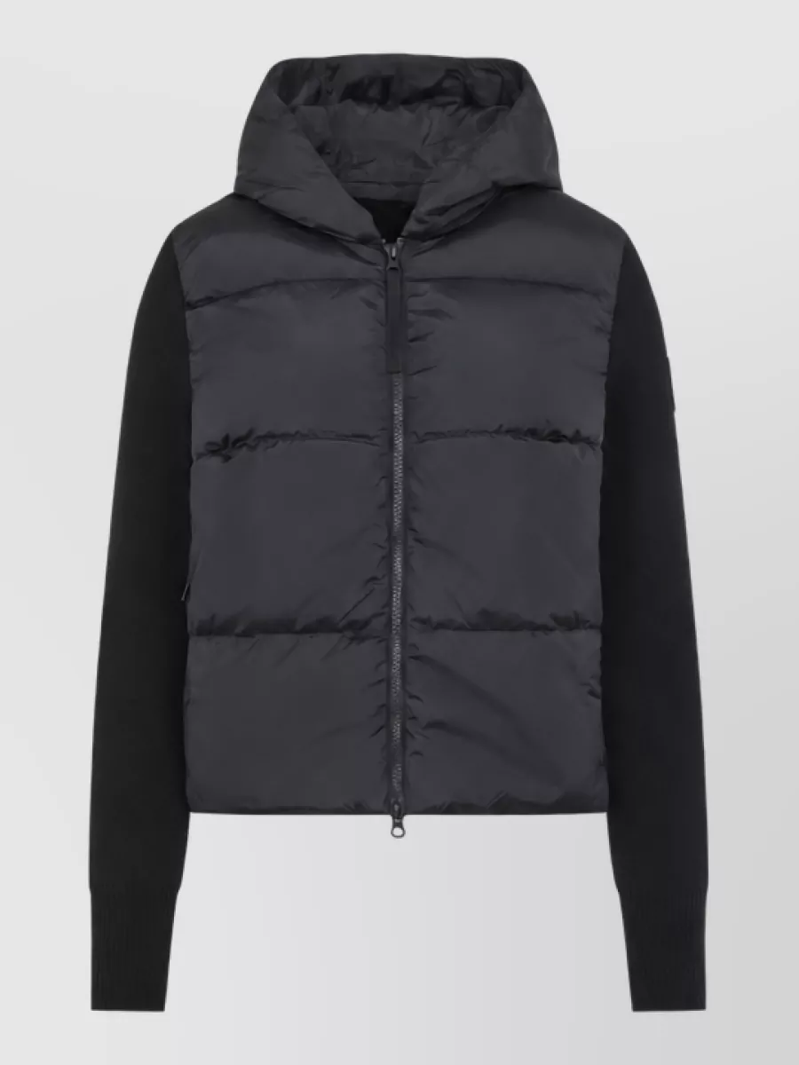 Canada Goose down slim-fit quilted hoodie