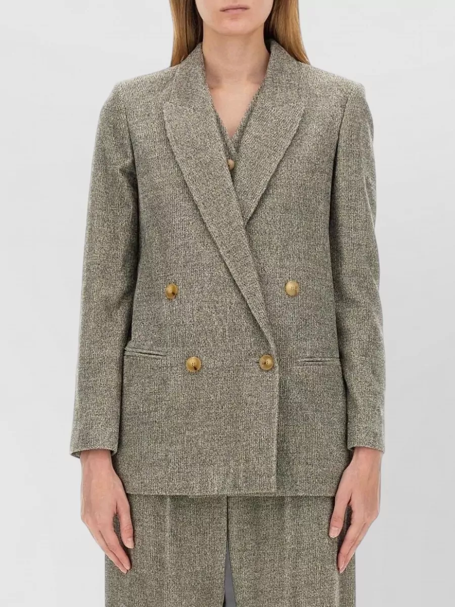 Alysi Double-Breasted Blazer
