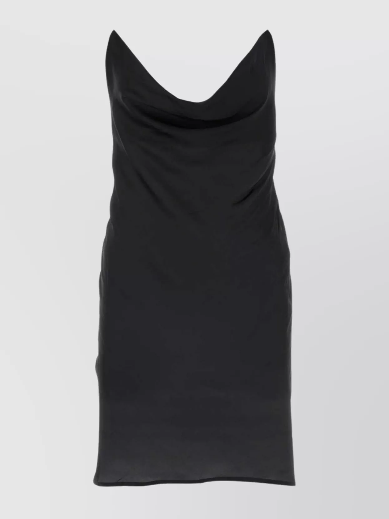 Shop Y/project Black Satin Mini Dress