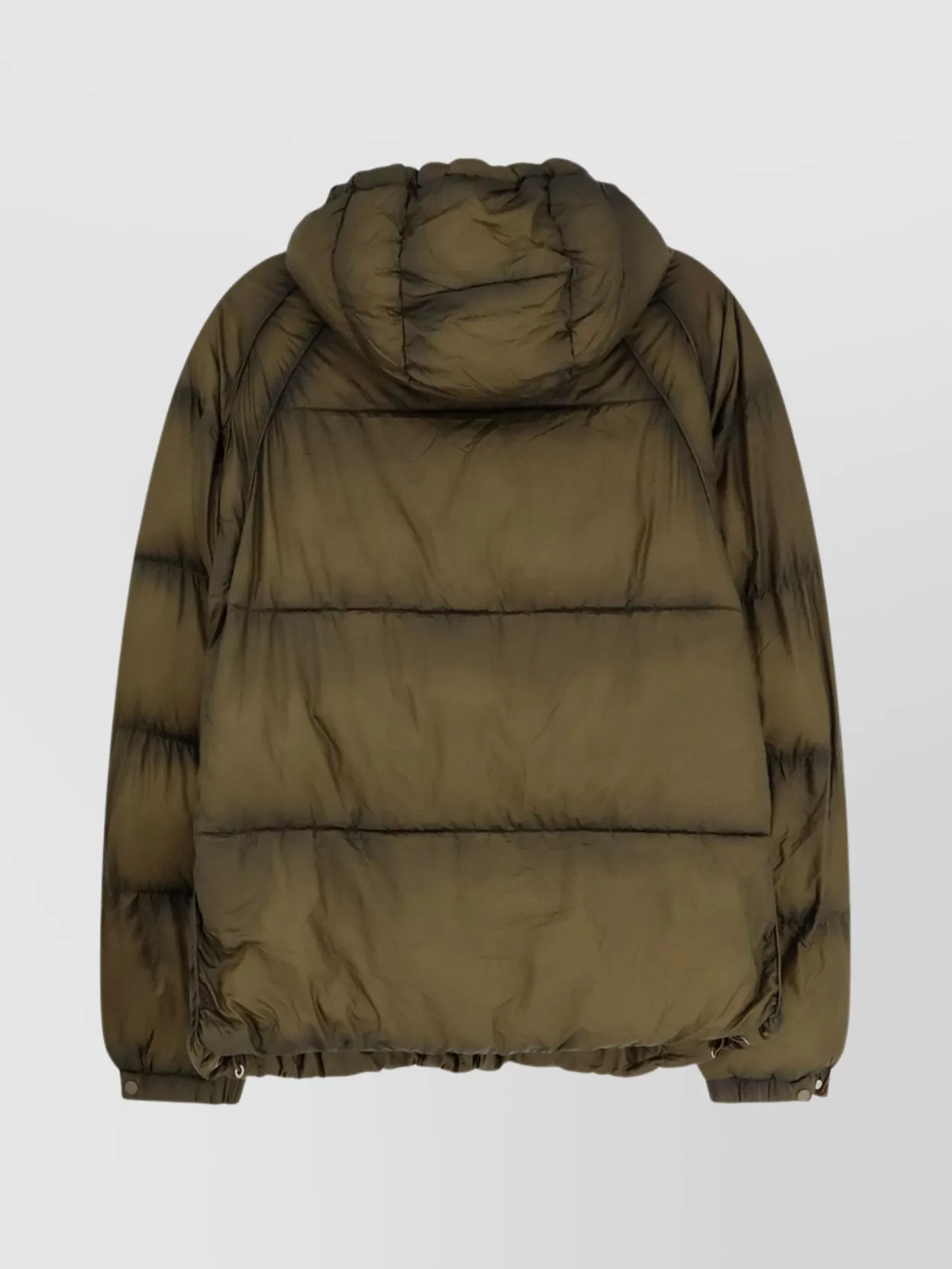 Represent Hooded Blazer With Elastic Cuffs And Pockets In Green
