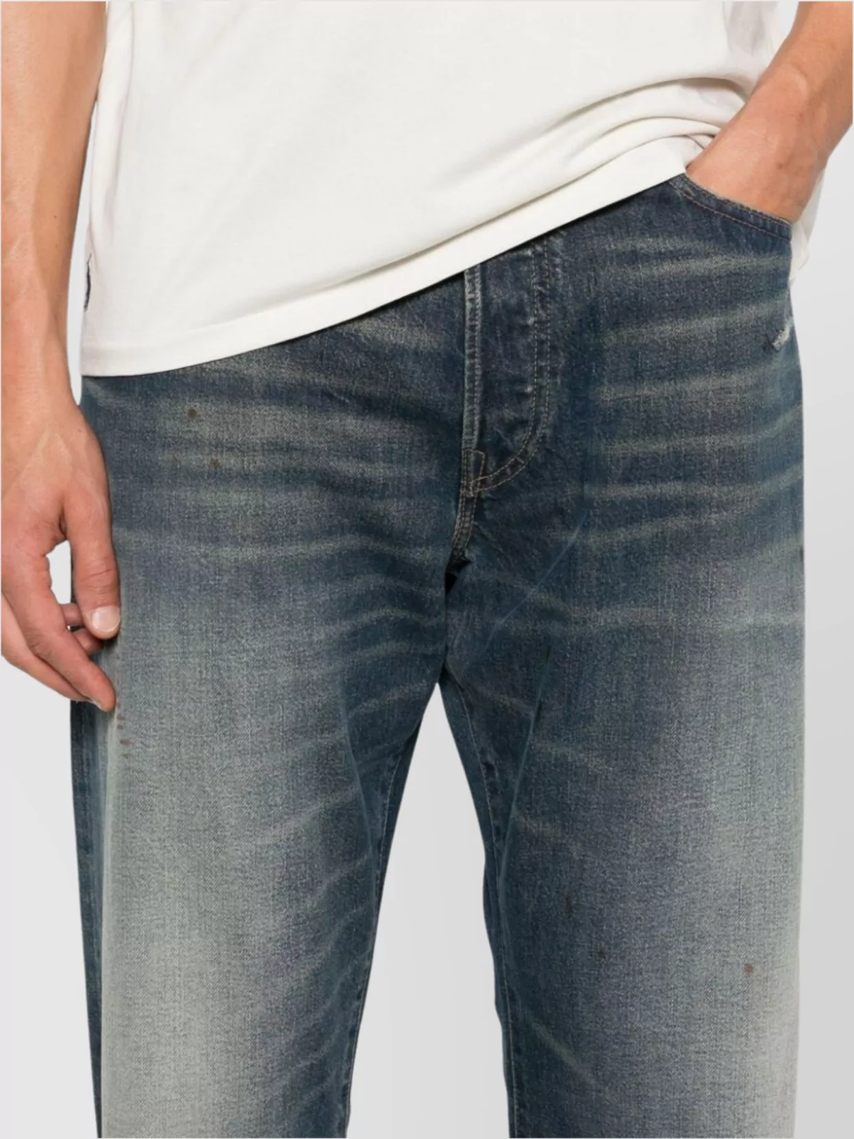 Ralph Lauren Straight Leg Denim Trousers