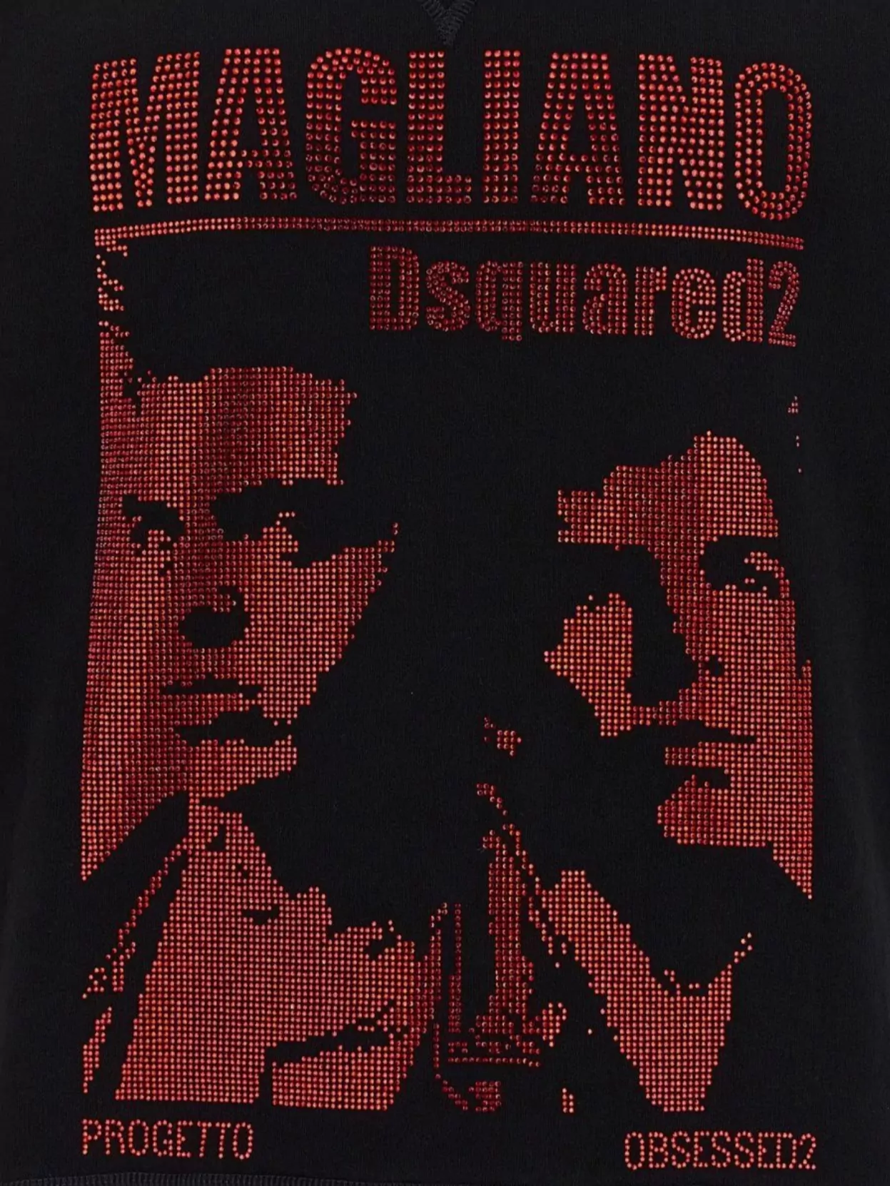 Dsquared2 Magliano Capsule Sleeveless Hoodie With Graphic Print