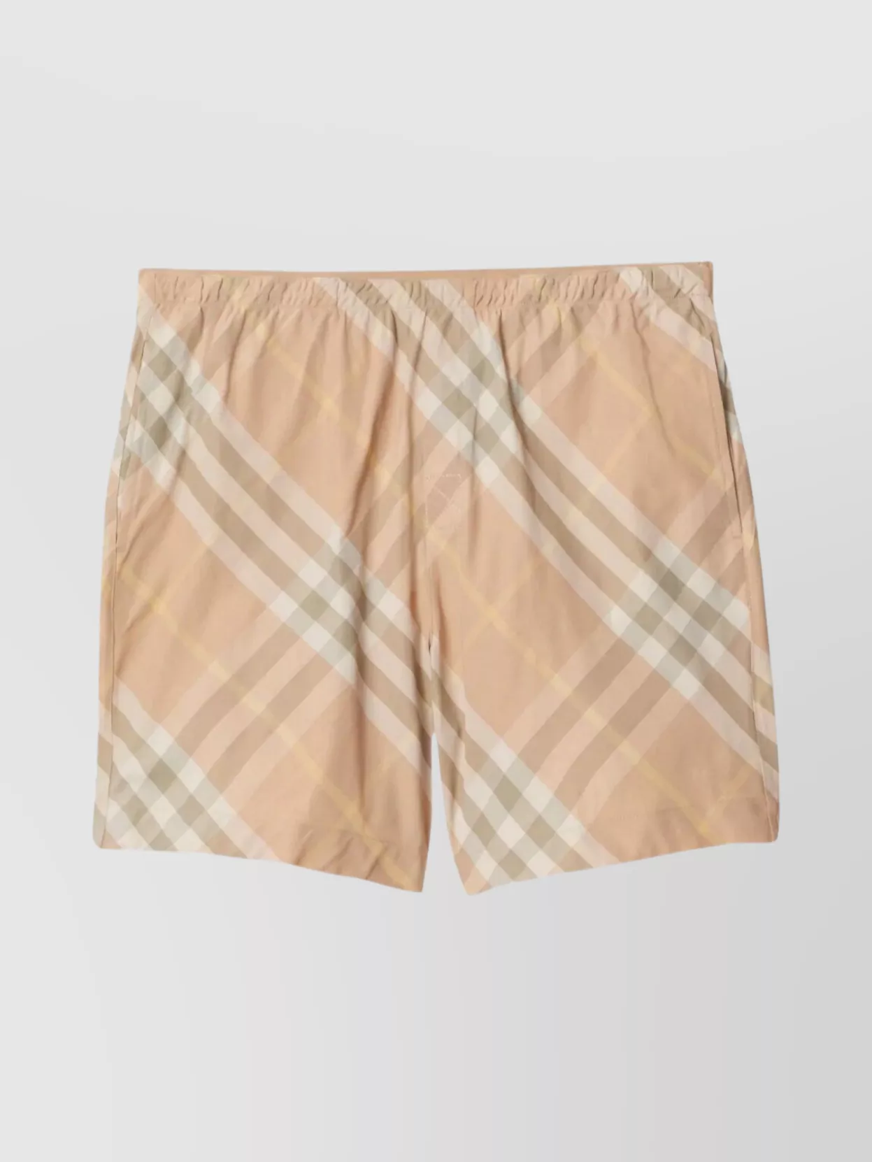 Shop Burberry Waist Drawcord Swim Shorts