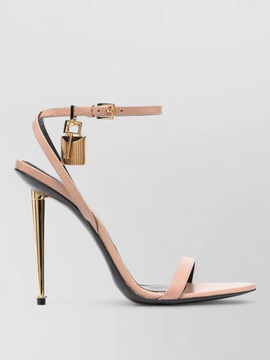 Tom Ford High Heel Sandals Padlock Detail
