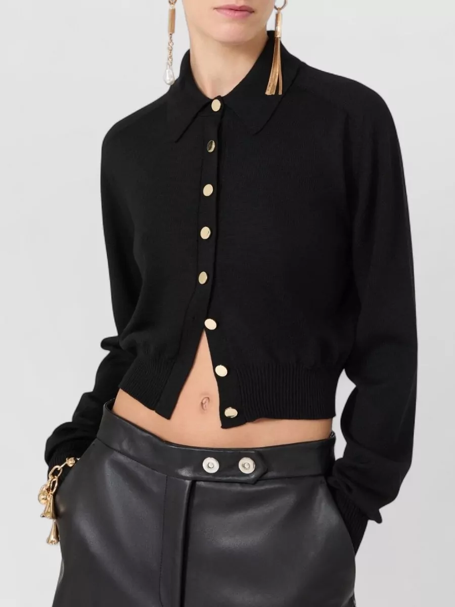 Sportmax Ribbed Virgin Wool Regular-Fit Cardigan