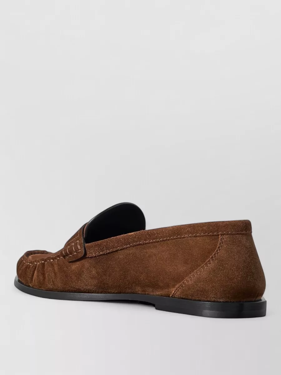 Saint Laurent Suede Le Loafer Loafers